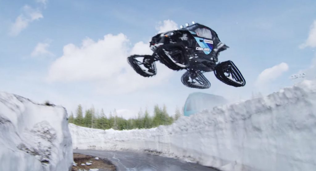  Ken Block’s Can-Am Maverick Turbo With Tracks Is The Ultimate Snow Toy
