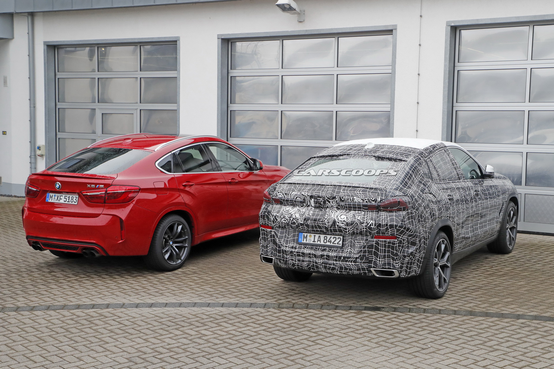 2020 bmw x6 spied with current model 2 2020 BMW X6 Poses Next To 2019 X6 M For Good Measure