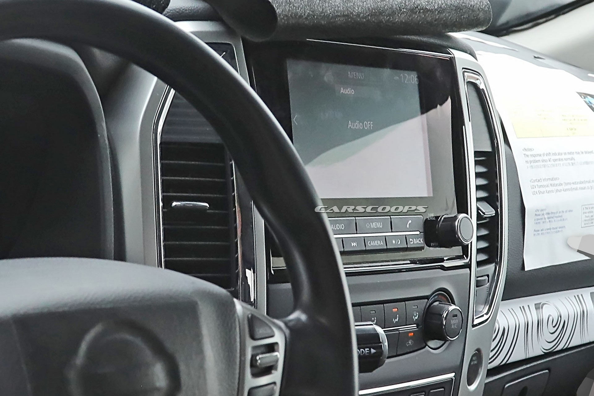 2020-Nissan-Titan 2020 Nissan Titan Facelift Spied With An Updated Interior