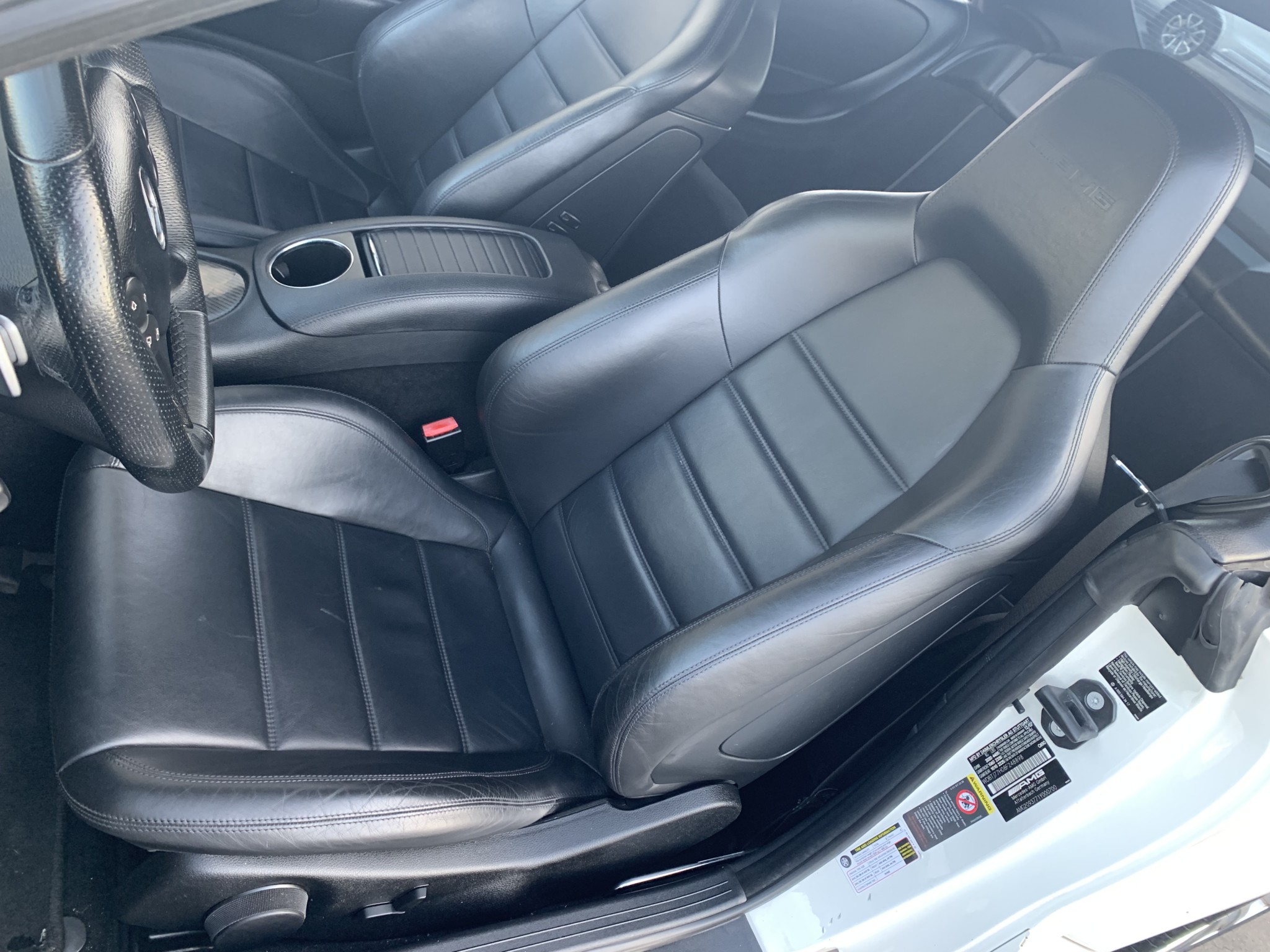 Mercedes Benz CLK 63 AMG Black 22 Mercedes-Benz CLK 63 AMG Black Series Looks Mean Even In White