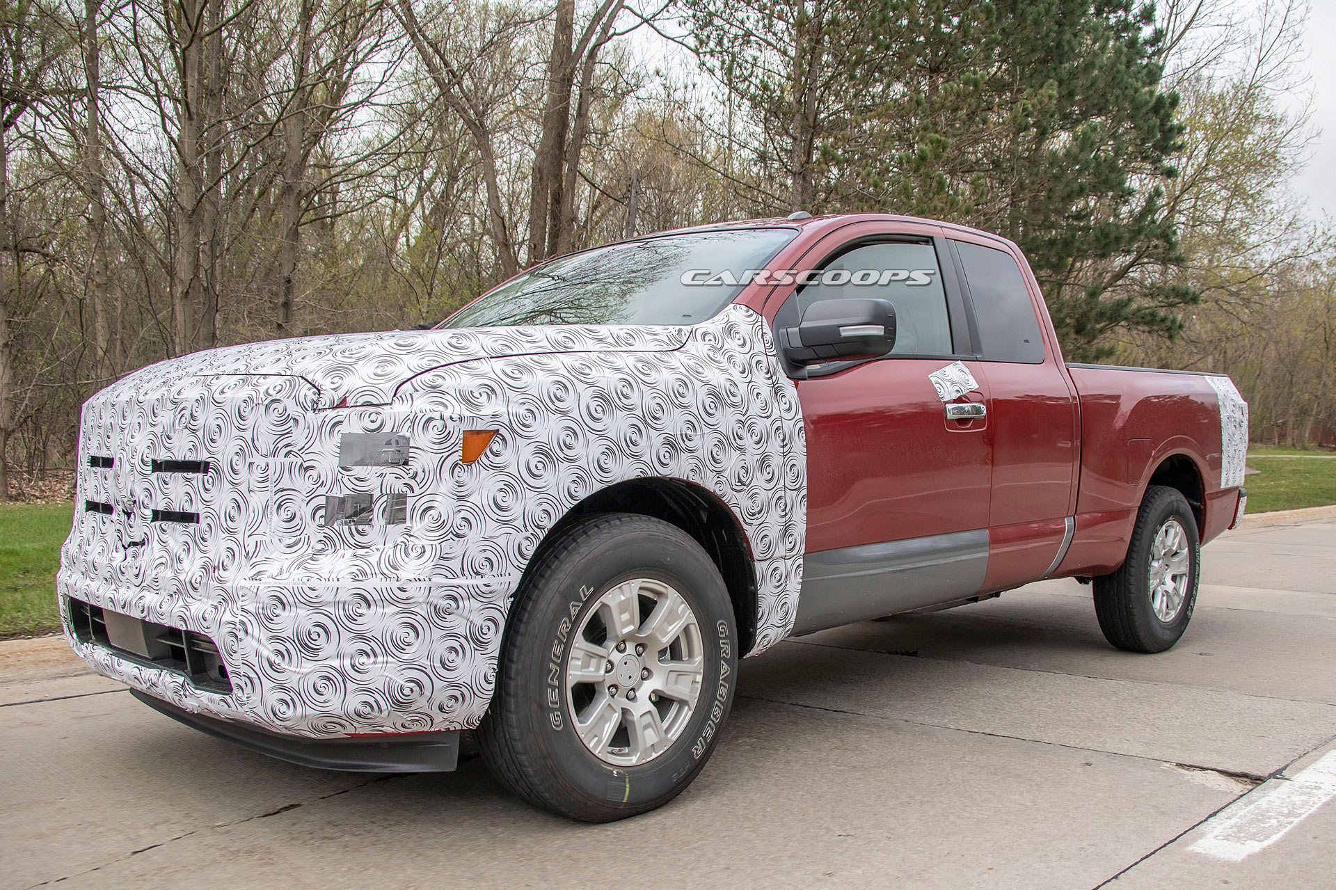 2020-Nissan-Titan 2020 Nissan Titan Facelift Spied With An Updated Interior