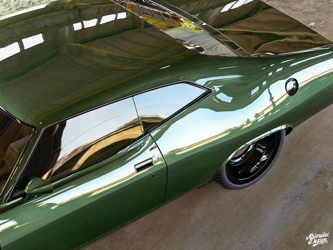 Ford Falcon XB Rendering 8 Someone MUST Build This Restomod Aussie Ford Falcon XB Coupe