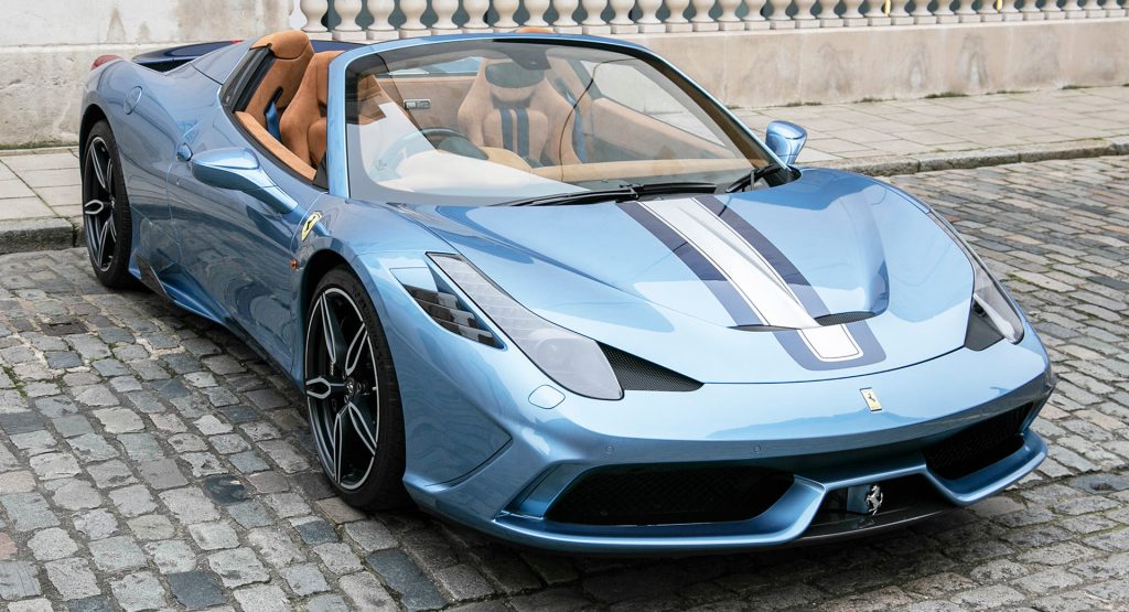 Ferrari 458 Speciale A: An $850K Baby Blue Dream Come True