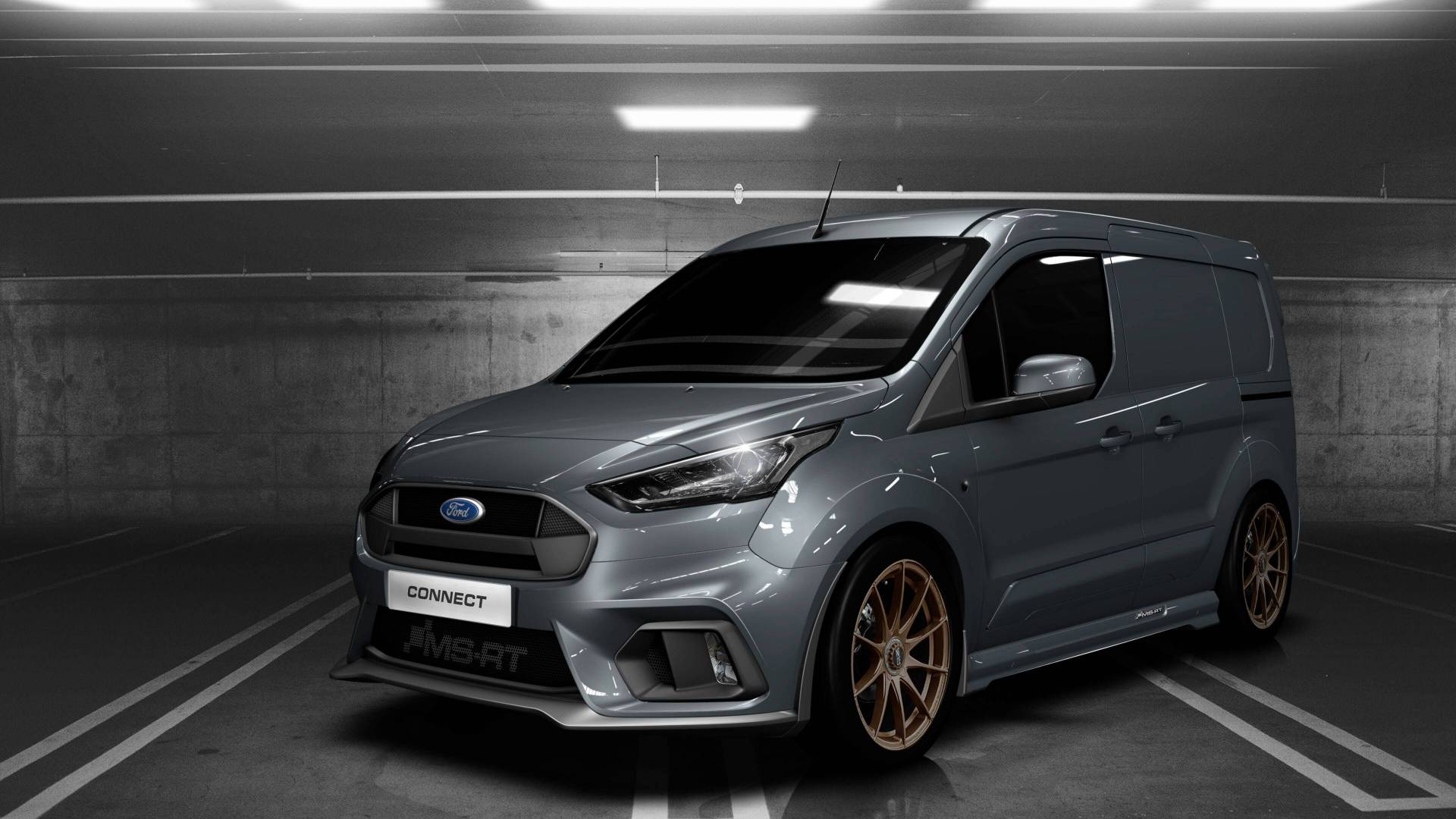 MS-RT Ford Transit Connect 1 MS-RT Transit Connect Tuned Van Is All About Looking Fast