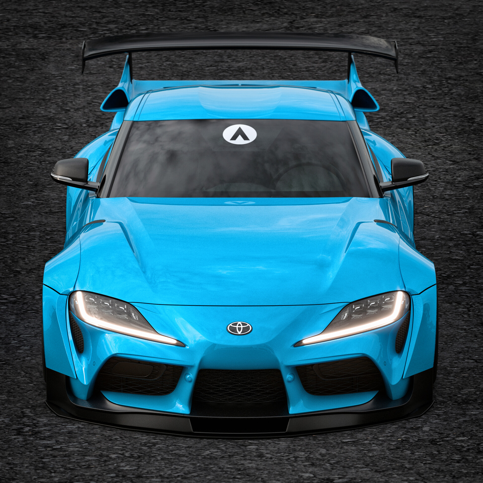 This Is What The New Toyota Supra Looks Like With A Widebody Kit