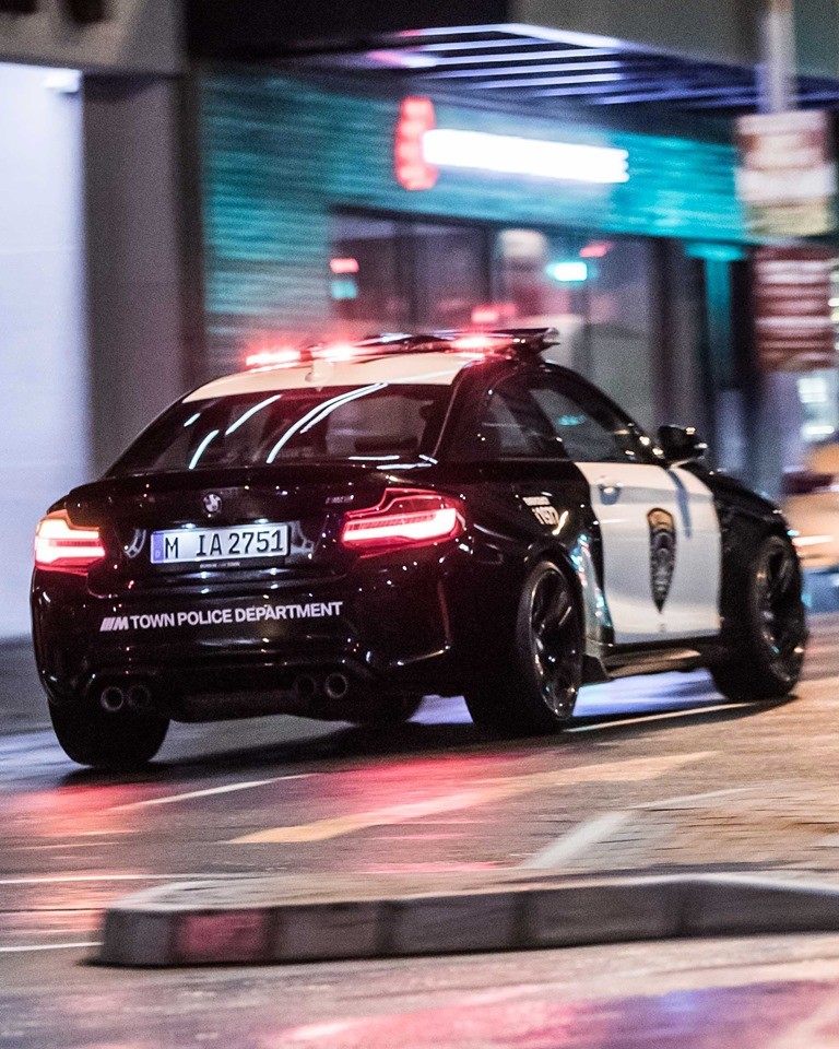 BMW M2 M Town Police Car-2 BMW Introduces One-Off M2 Police Car For M Town