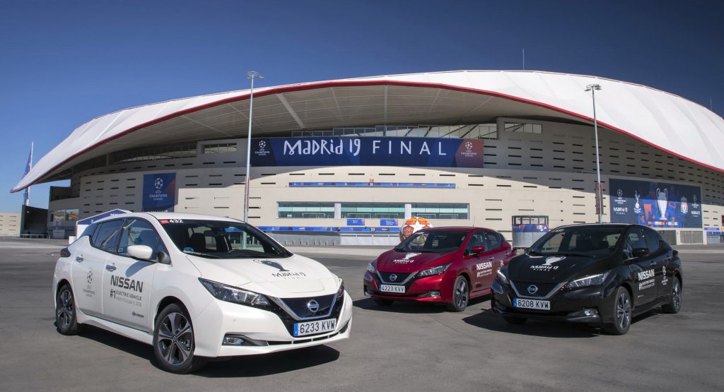  Nissan Prepping EV Fleet For 2019 UEFA Champions League Final