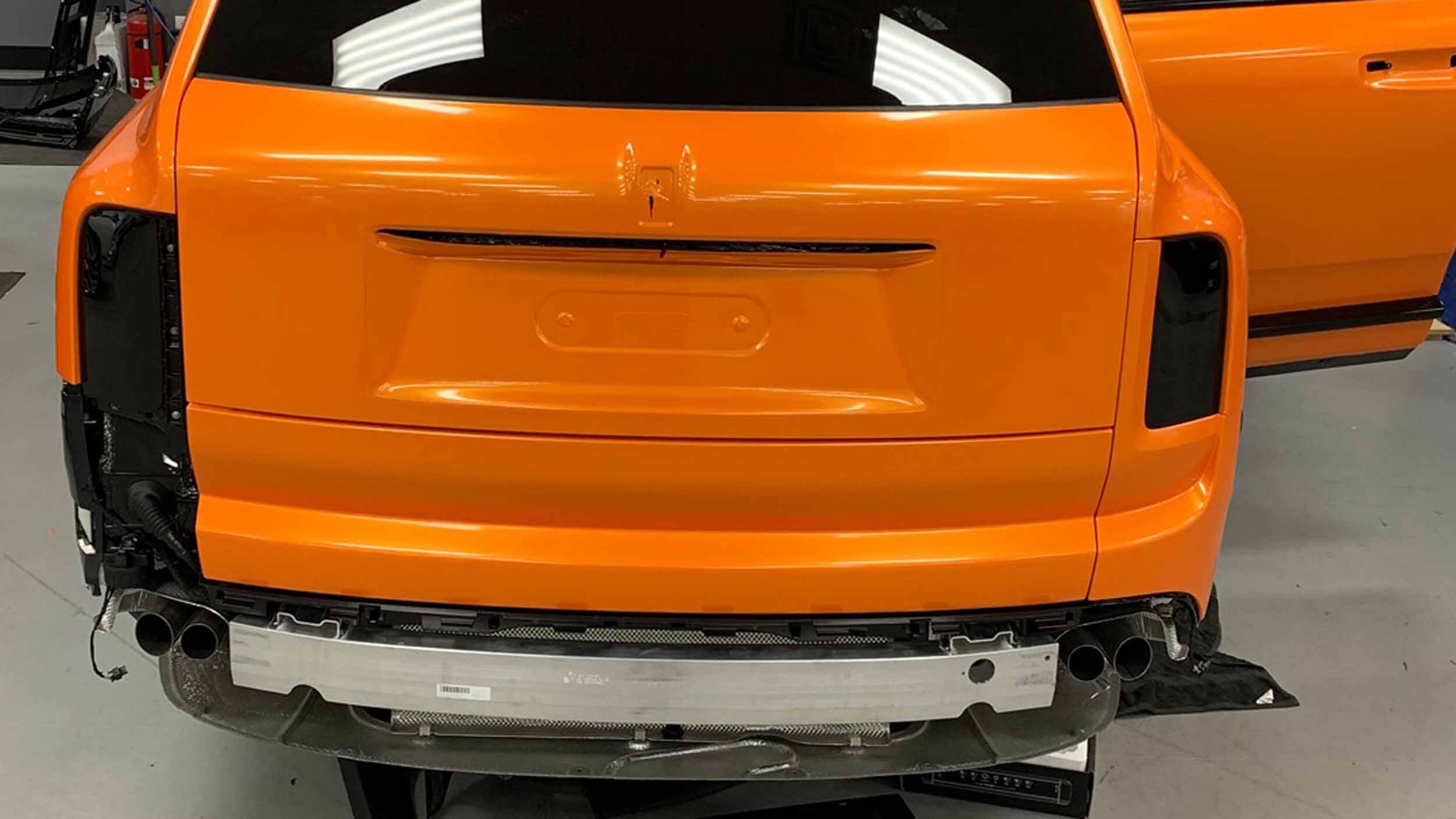 Odell Beckham Jr. Owns Orange Rolls-Royce Cullinan With “Spirit Of Odell” Badge
