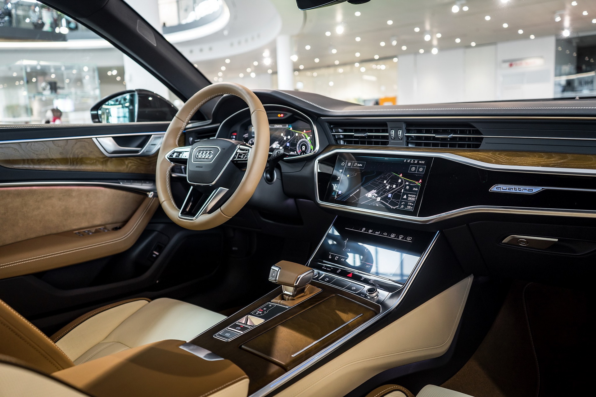 2019 audi a6 graubraun on display 3 Brown Sugar: This Audi A6 Sedan Is Oh So Sweetly Specced