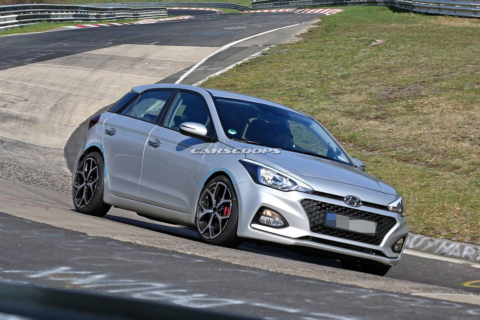 Hyundai i20 N test mule spy shots 22 Hyundai i20 N Hot Hatch Leaves Hideout, Is A Chassis Mule For Now