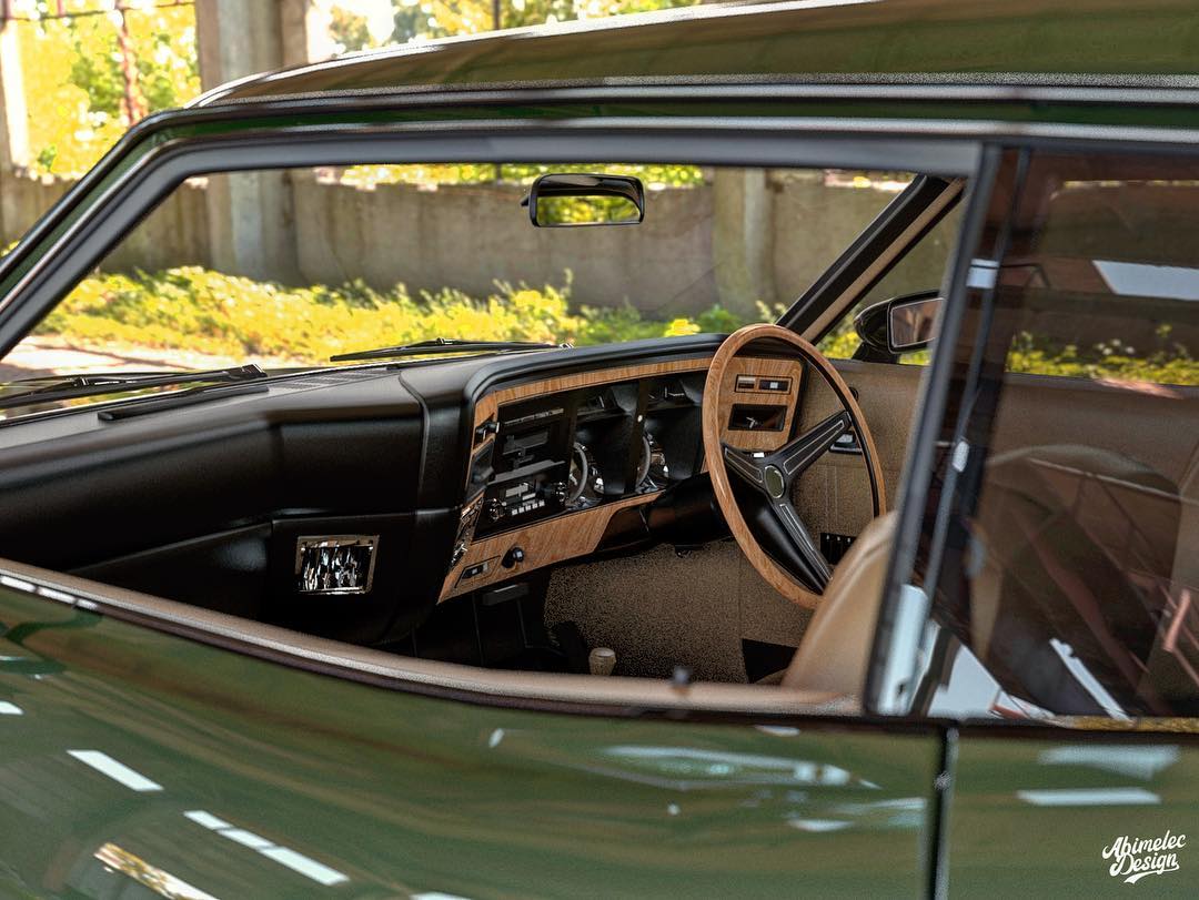 Ford Falcon XB Rendering 6 Someone MUST Build This Restomod Aussie Ford Falcon XB Coupe