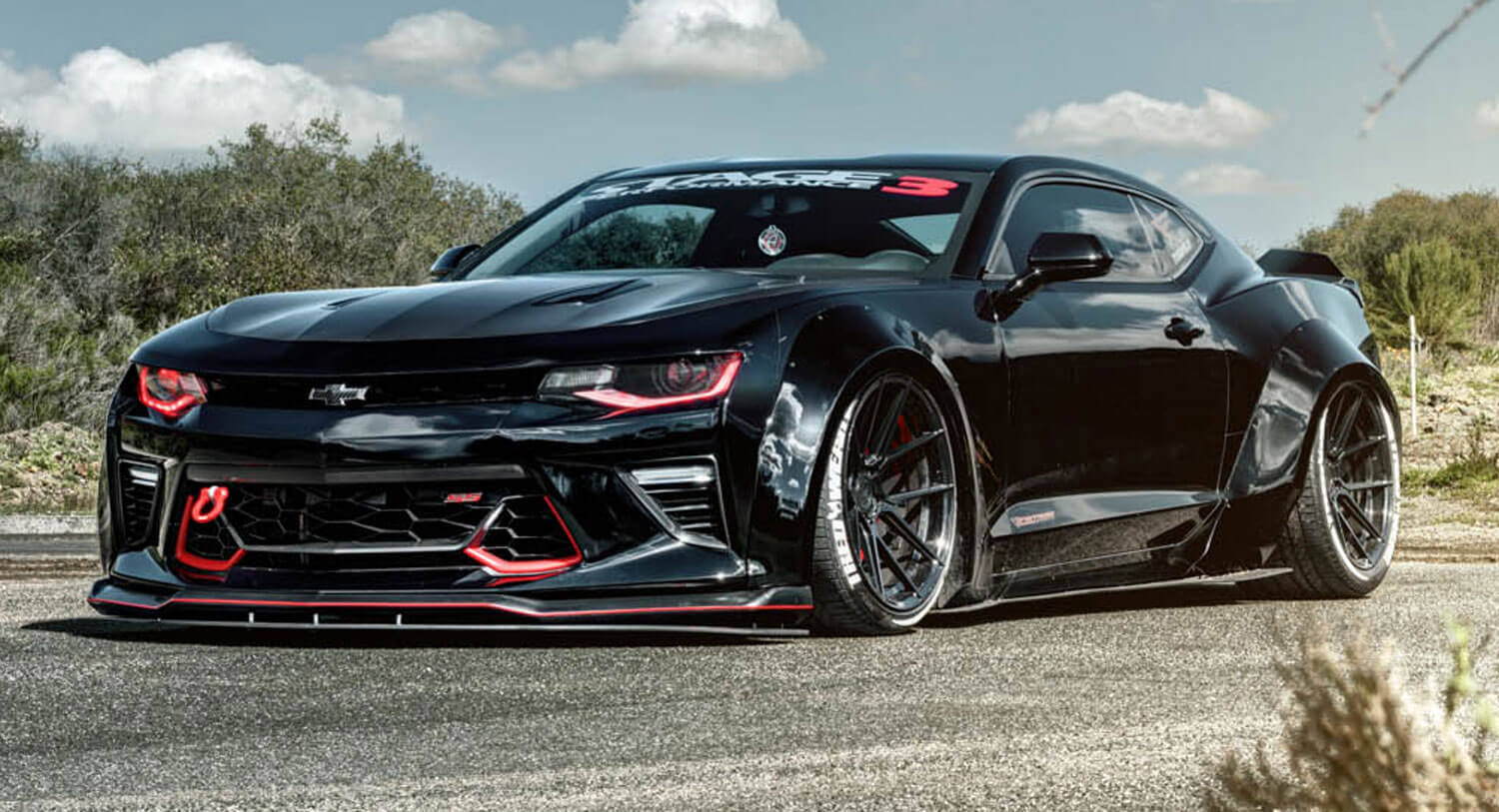 Wide-Body Chevy Camaro SS On Custom Wheels Is Such A Drama Queen Carscoops.