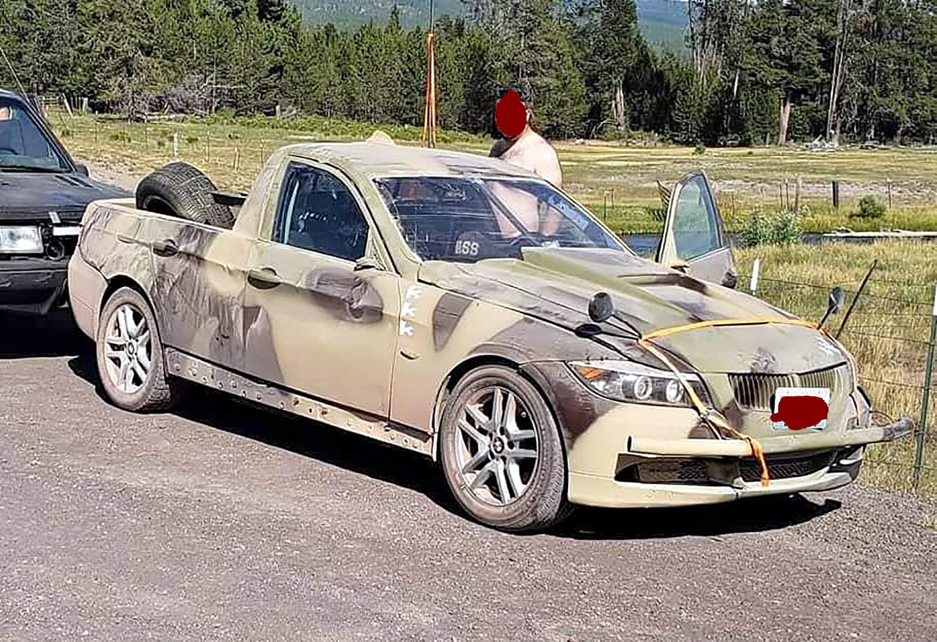 BMW Truck 1 Hey Randy, Here’s A BMW E90 3-Series Pickup (But What’s Up With Those “KKK” Initials?)