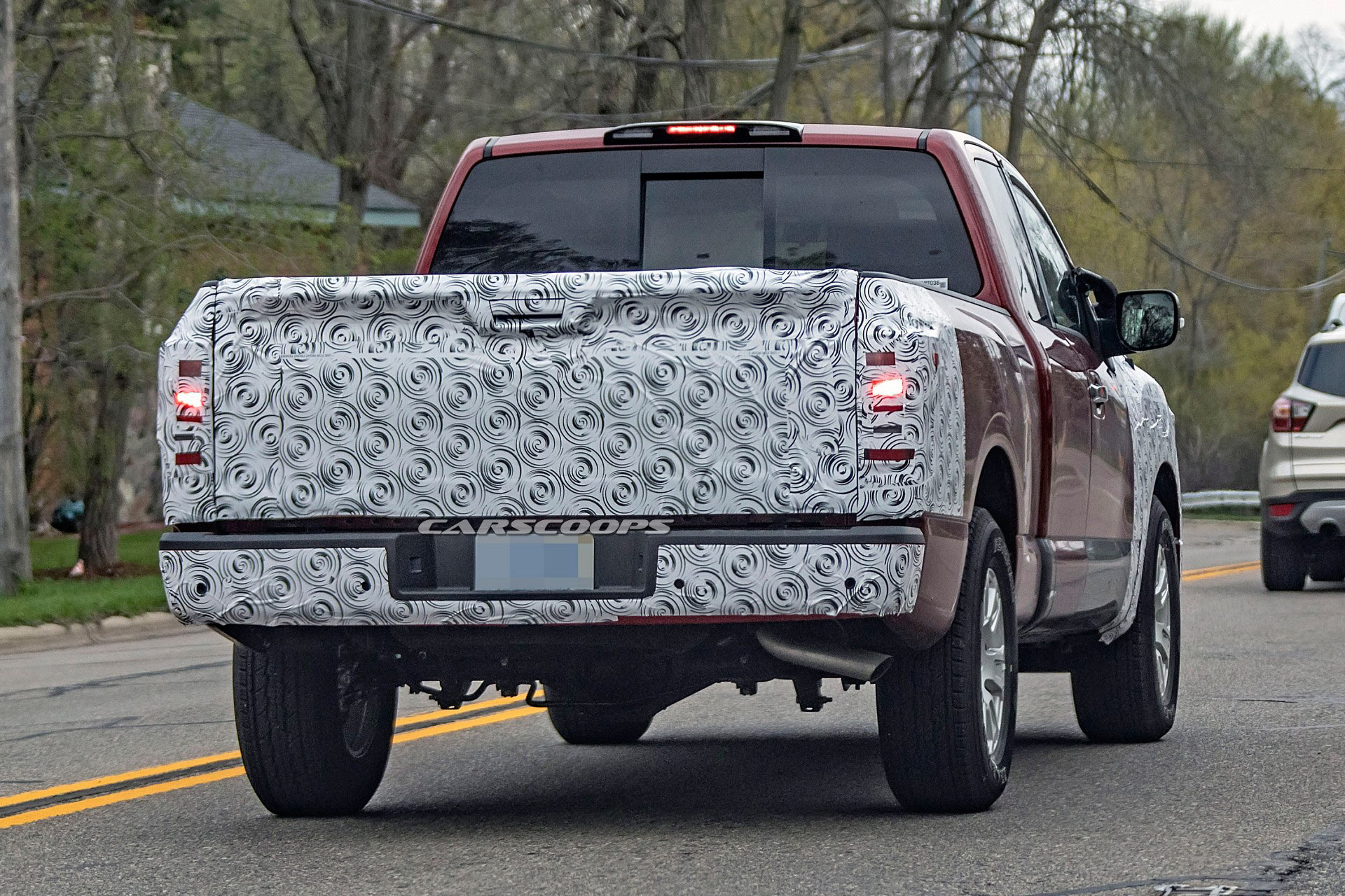 2020-Nissan-Titan 2020 Nissan Titan Facelift Spied With An Updated Interior