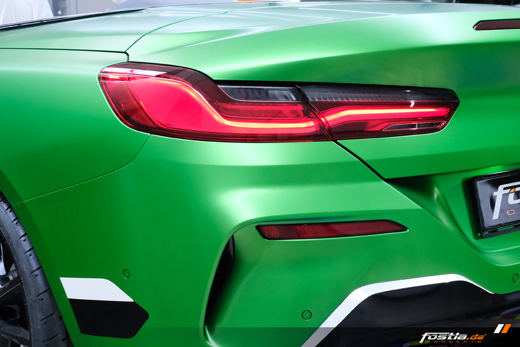 2019 bmw m850i cabrio tuning fostla 24 BMW M850i Cabrio Goes Green… Matte Krypton Green That Is
