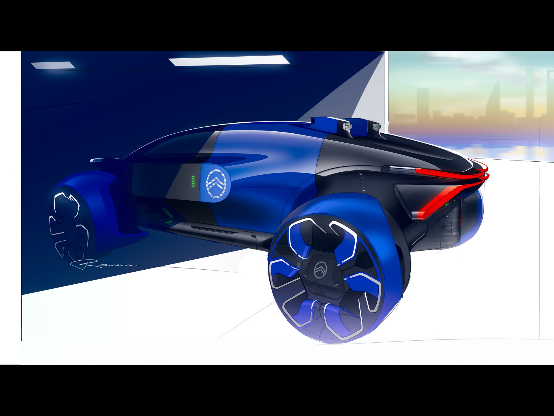 Citroen 19_19 CONCEPT 65 Citroen’s New Electric 19_19 Concept Has A 500 Mile Range And 30-inch Rims