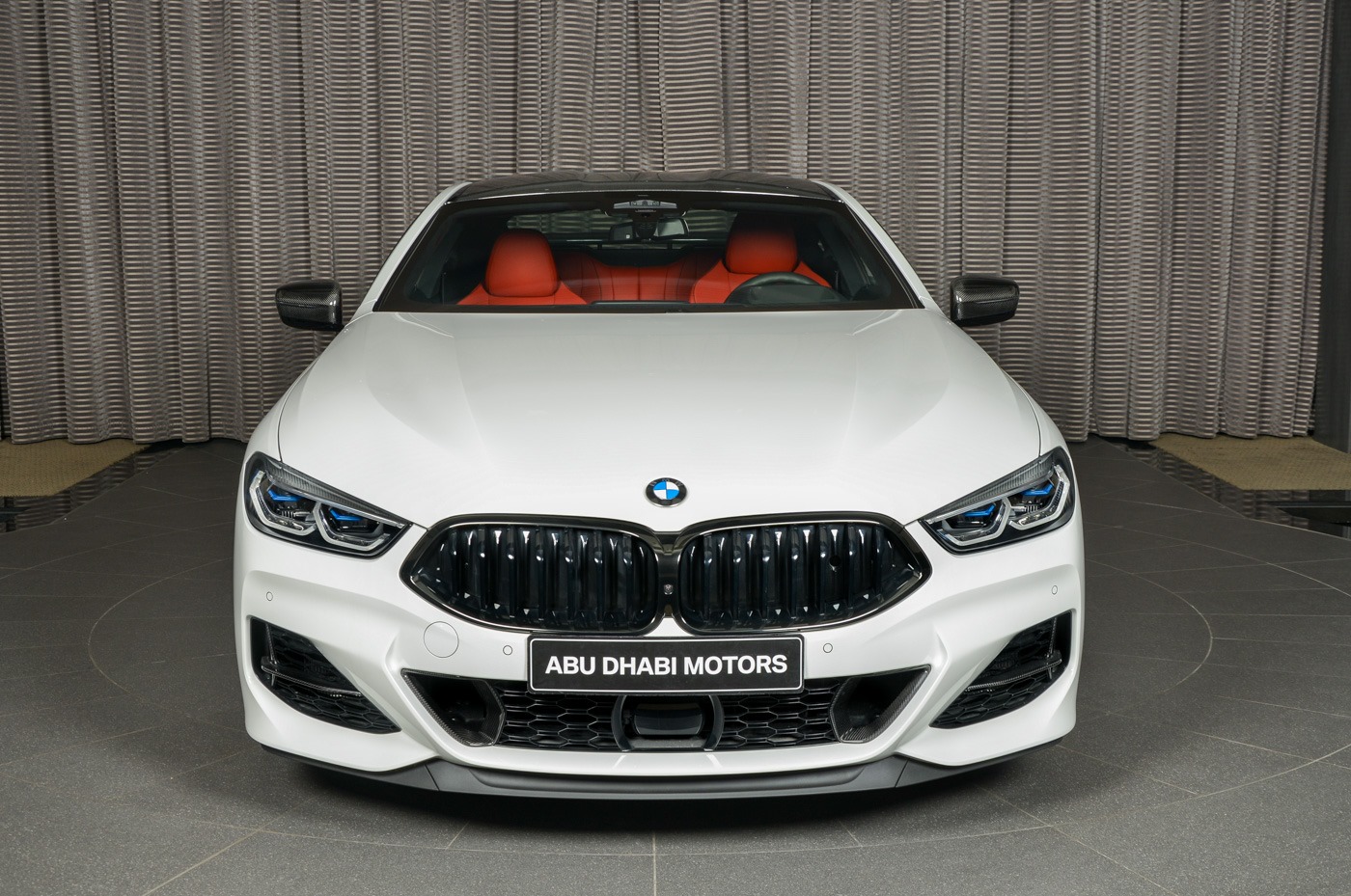 White BMW M850i Coupe Lives On A Wing And… Nothing Else, Really