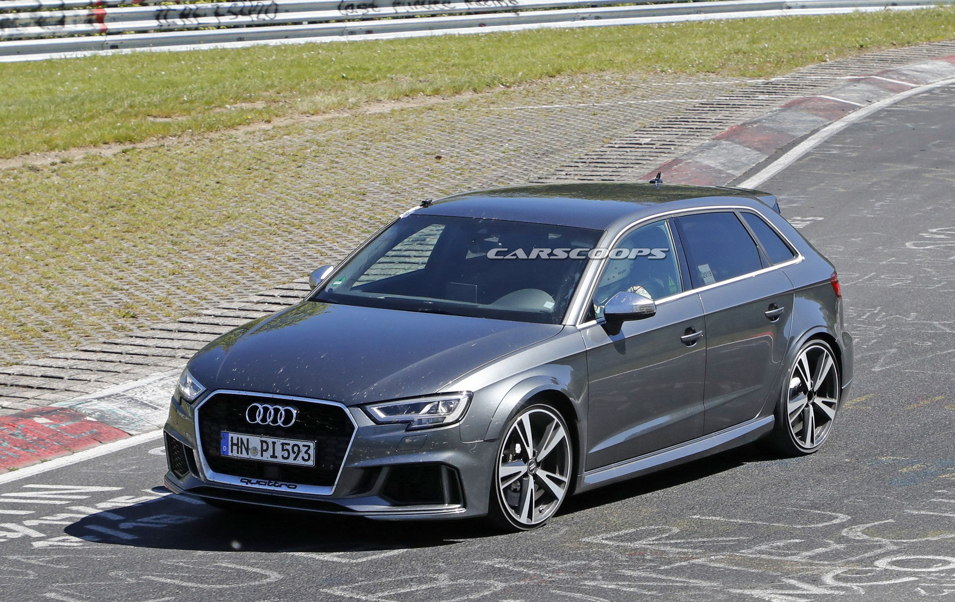 2021-Audi-RS3-3 2021 Audi RS3 Mule Spotted, Could Have More Than 400 HP