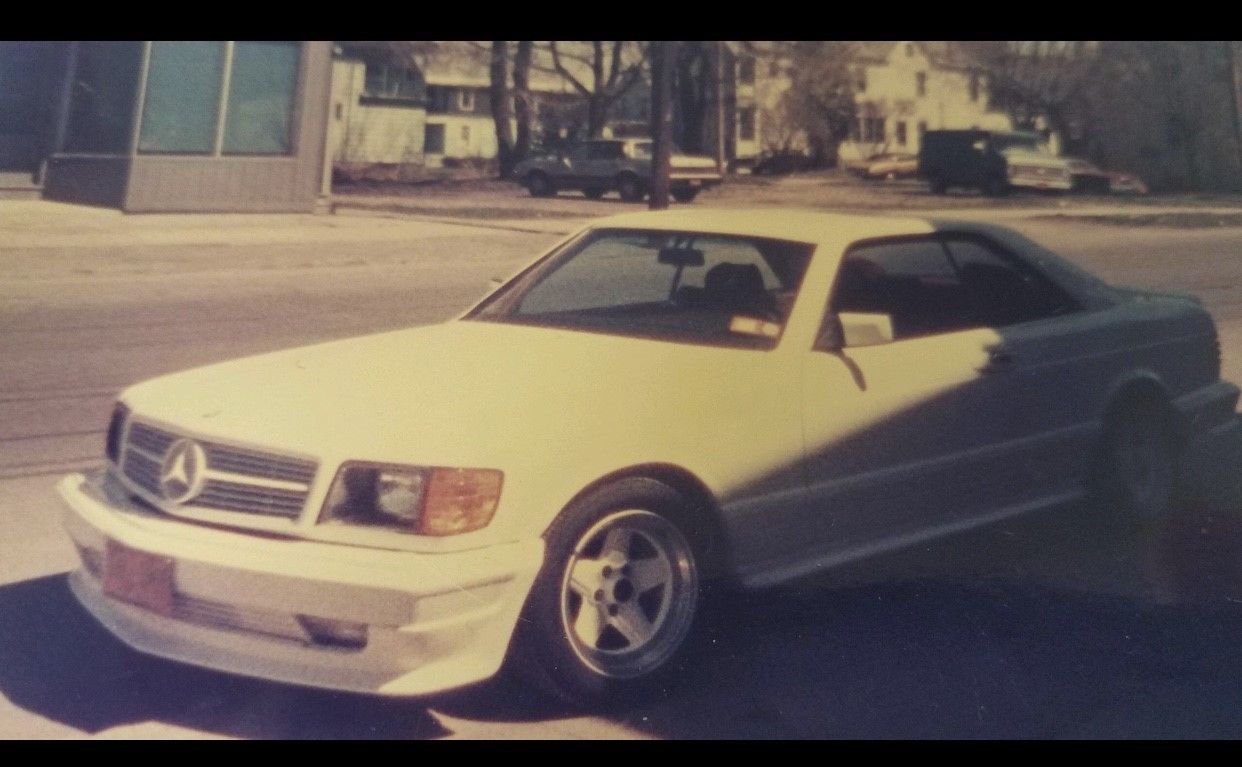 Mercedes Benz 500 SEC AMG 24 1985 Mercedes-Benz 500 SEC AMG Is An All-White, $57k Bruiser