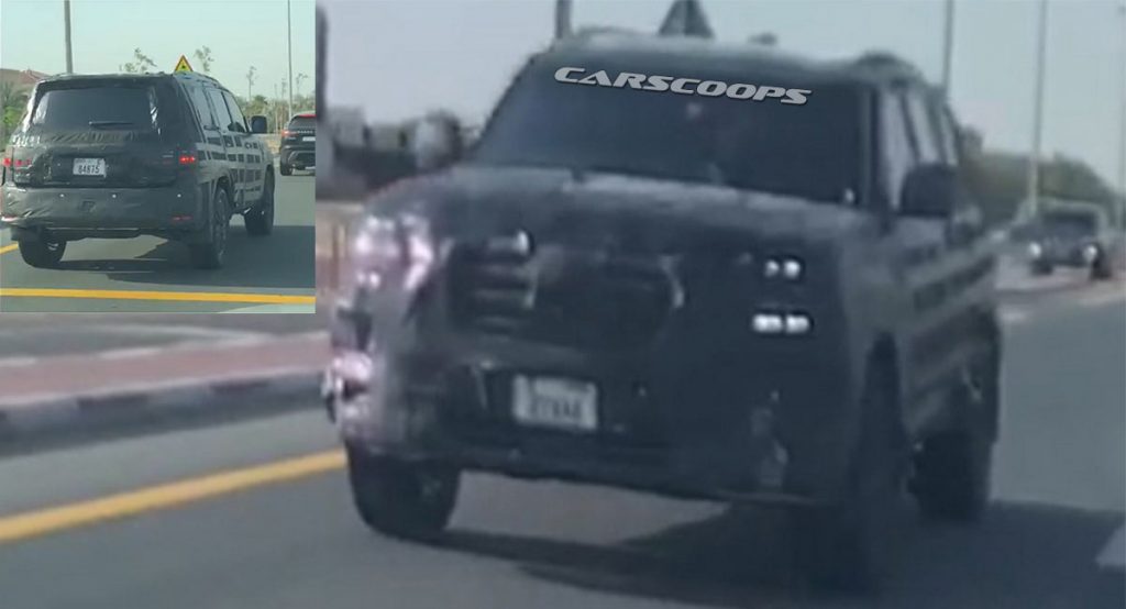  2021 Nissan Patrol/Armada Caught Testing In The Middle East