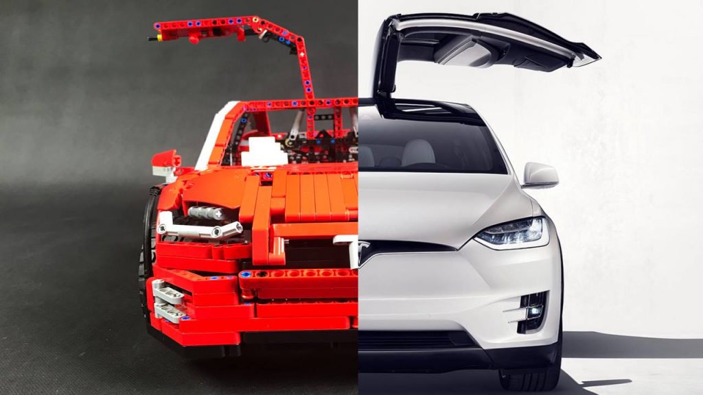 Tesla Model X Recreated On Amazing Scale Model By Lego Technic Fan | Carscoops