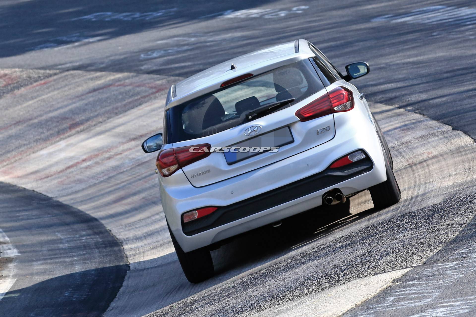 Hyundai i20 N test mule spy shots 29 Hyundai i20 N Hot Hatch Leaves Hideout, Is A Chassis Mule For Now