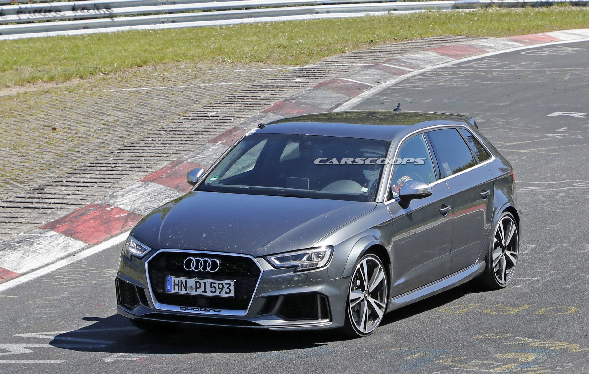 2021-Audi-RS3-2 2021 Audi RS3 Mule Spotted, Could Have More Than 400 HP