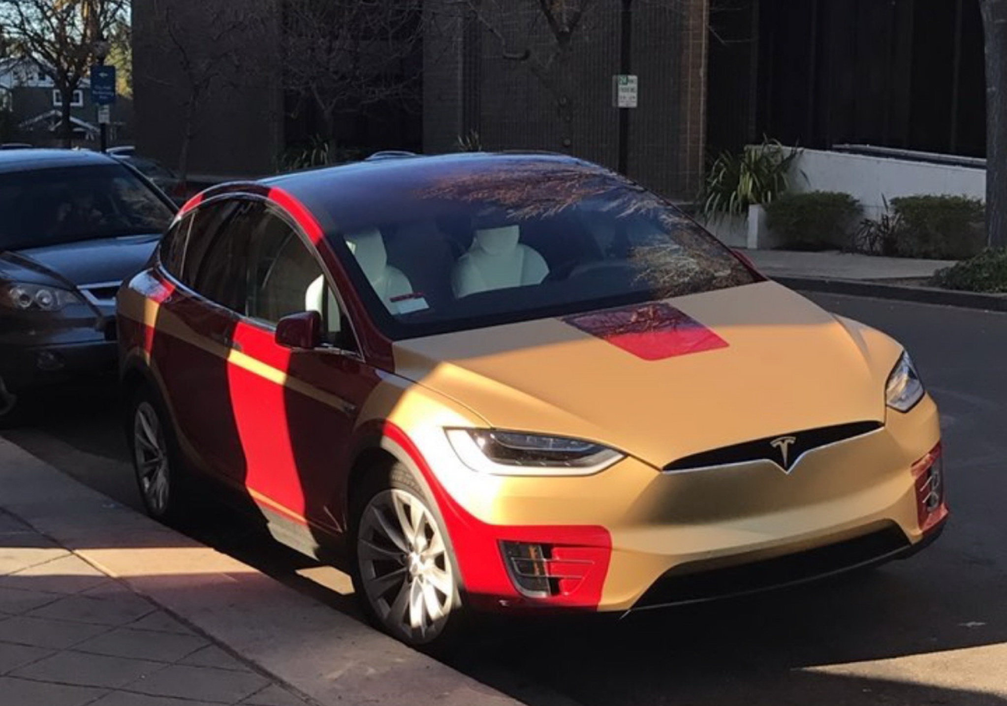 tesla model x iron man look 3 Are Iron Man Teslas A Thing? It Kind Of Seems That Way