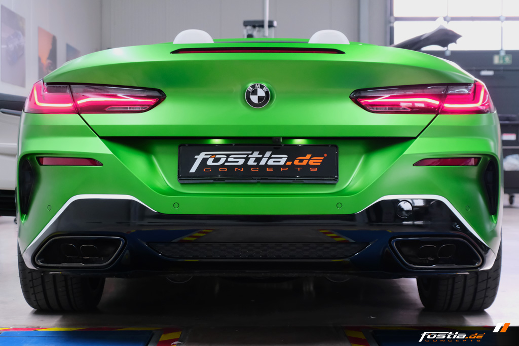 2019 bmw m850i cabrio tuning fostla 23 BMW M850i Cabrio Goes Green… Matte Krypton Green That Is