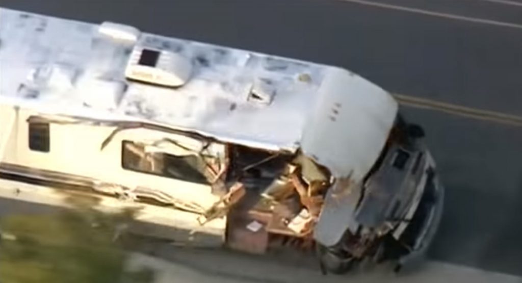  Driver Of Stolen RV Leads Californian Police On Wild Chase