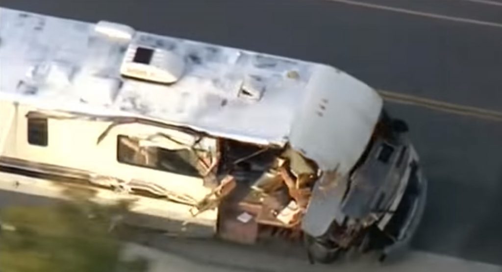 Driver Of Stolen RV Leads Californian Police On Wild Chase