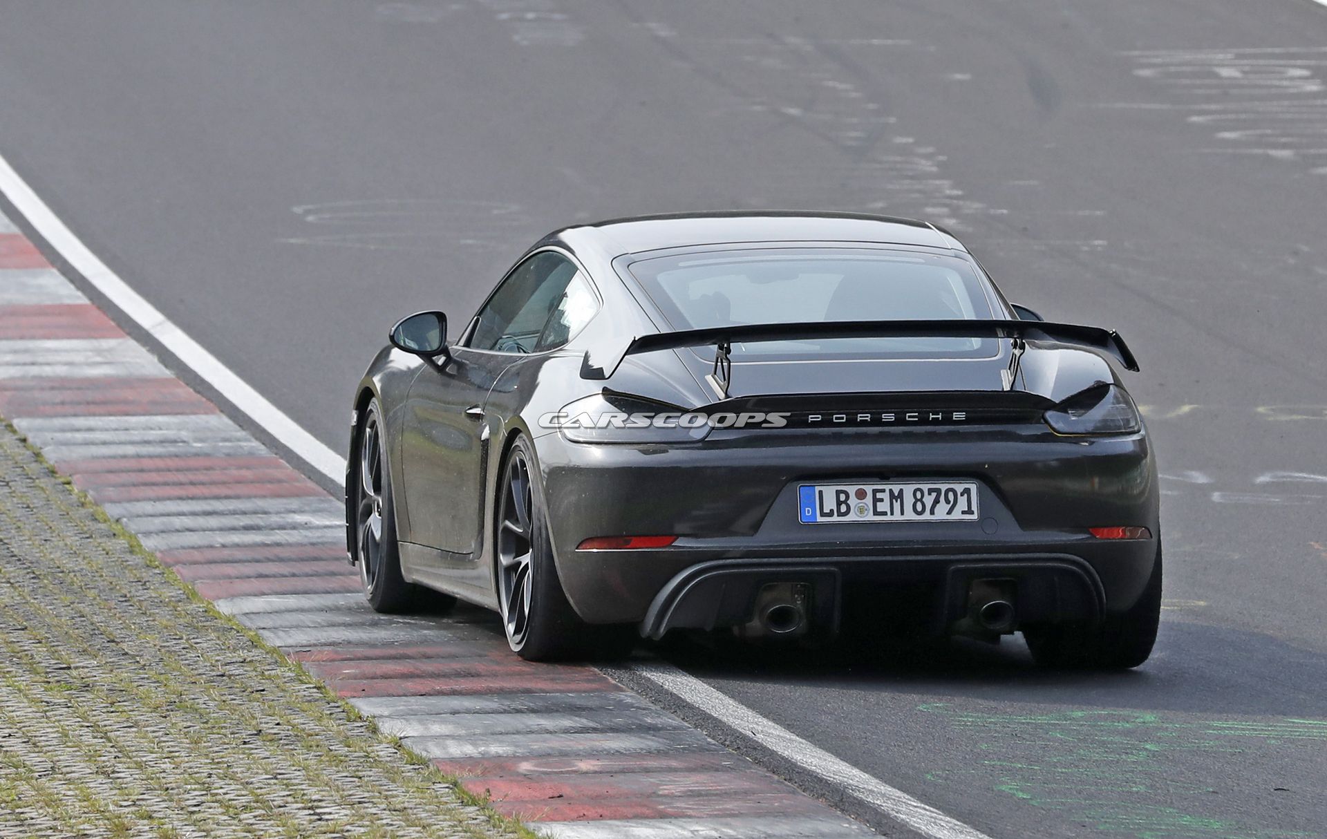 Porsche 718 Cayman GT4 Spy Shots 12 New Porsche 718 Cayman GT4 To Send Shockwaves Through Sports Car World