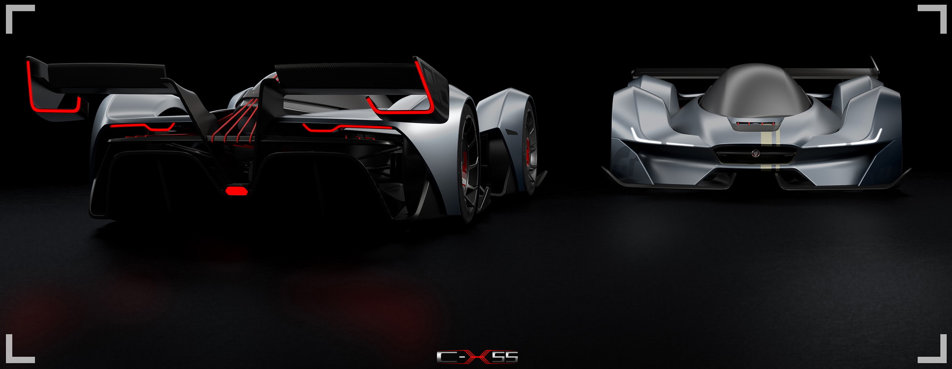 jaguar gt vision cx55 render 10 Jaguar C-X55 Concept Is Inspired By The Frame Of A Tennis Racket