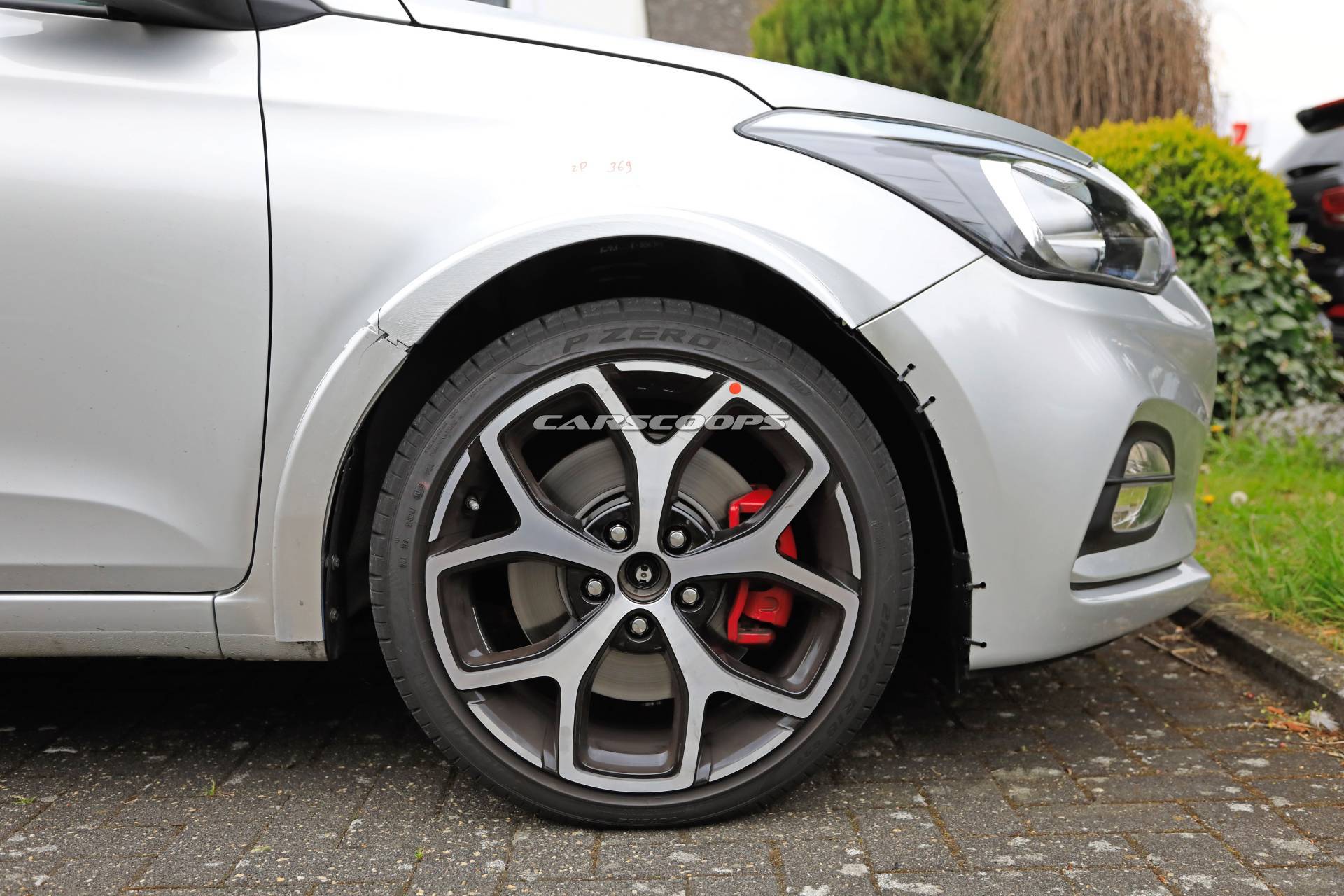 Hyundai i20 N test mule spy shots 3 Hyundai i20 N Hot Hatch Leaves Hideout, Is A Chassis Mule For Now