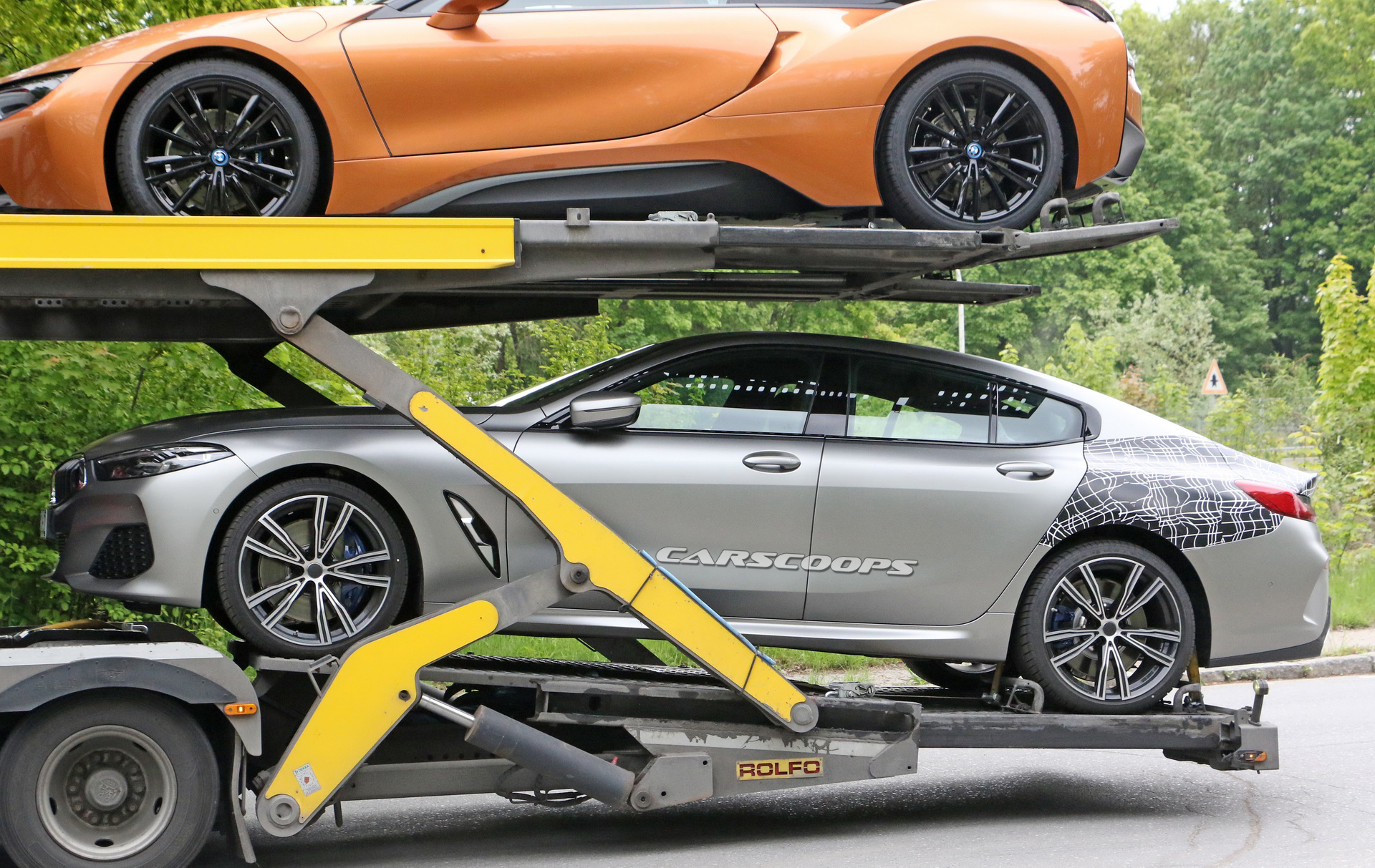 BMW-8-Series-GranCoupe-4 2020 BMW 8-Series GranCoupe Spotted Barely Disguised While Transferred On Truck