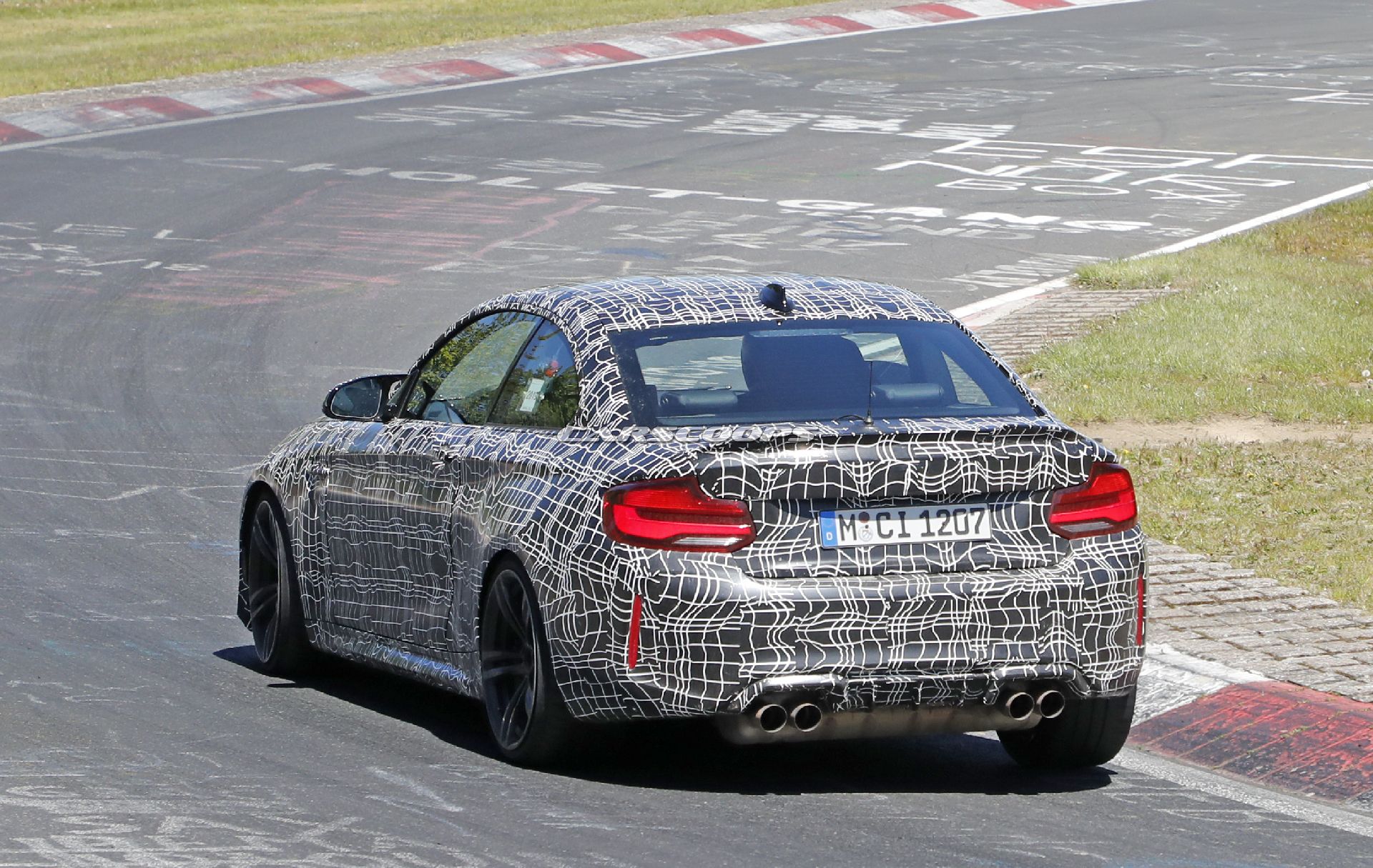 BMW M2 CS Nabbed Testing With Carbon Fiber Parts Galore