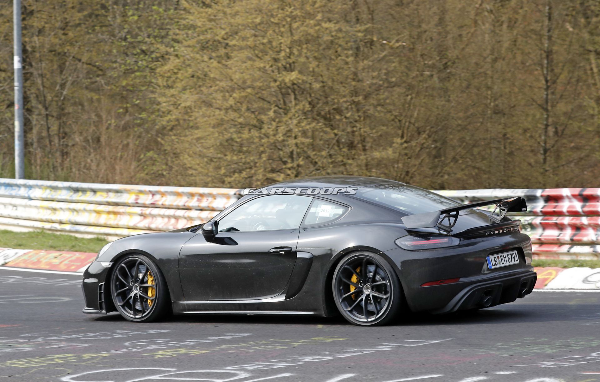 Porsche 718 Cayman GT4 Spy Shots 8 New Porsche 718 Cayman GT4 To Send Shockwaves Through Sports Car World