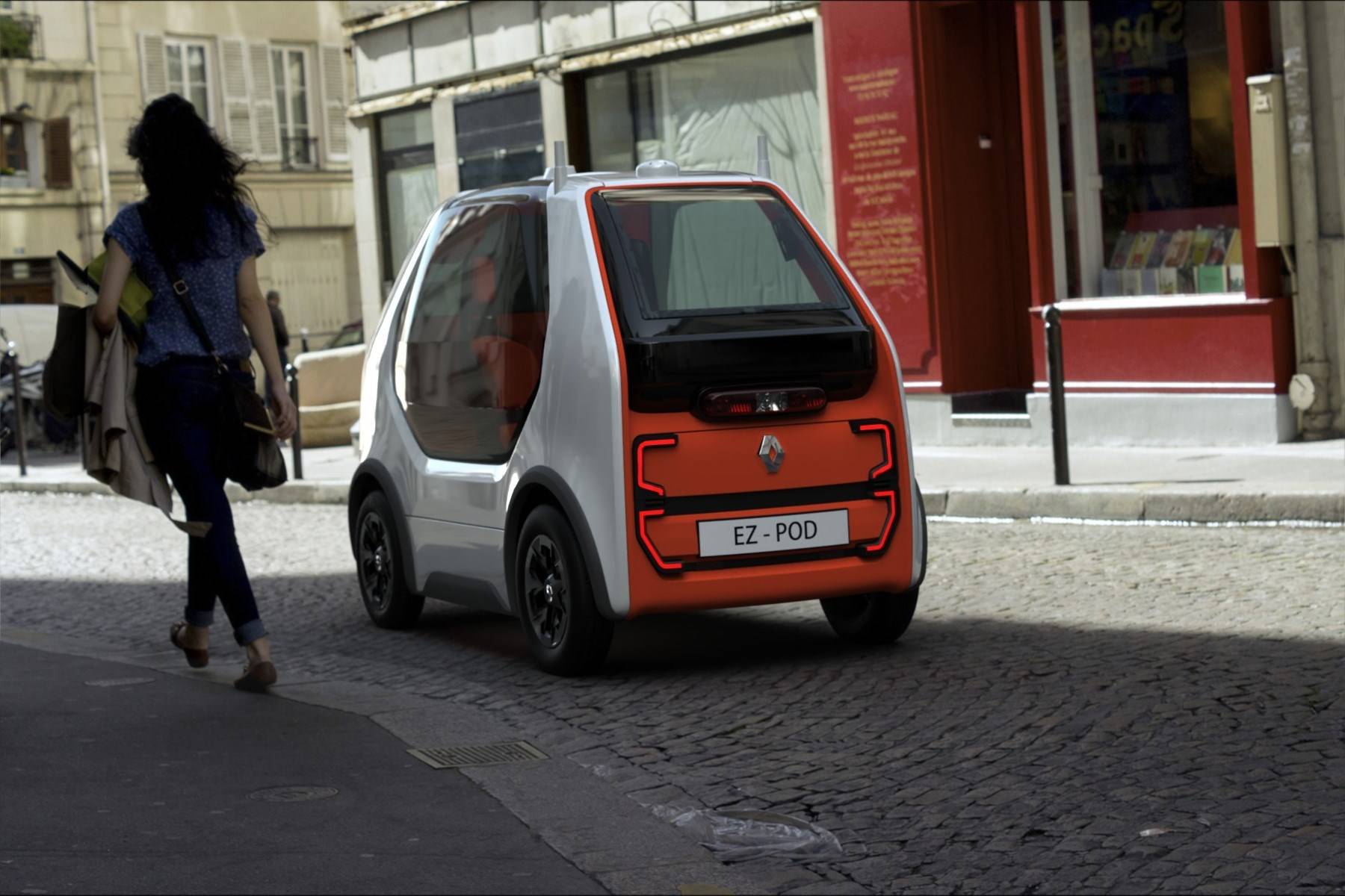 Renault EZ-POD Concept 2 Renault EZ-Pod Is A Twizy-Based Autonomous Vehicle For Short-Distance Transport