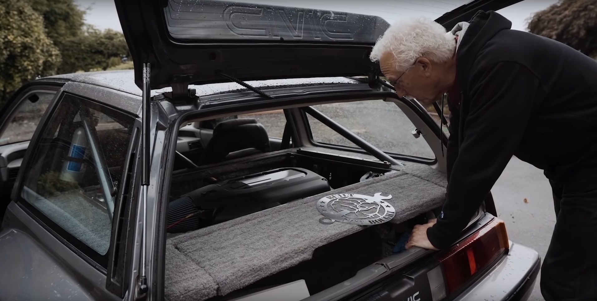 mid-engine honda civic andy barcheck 4 Old Civics Don’t Die; They Reincarnate Into Mid-Engined, RWD Hatches