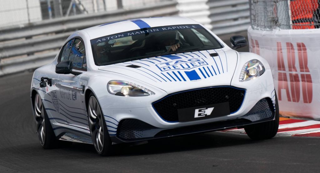 All-Electric Aston Martin Rapide E Makes Dynamic Debut In Monaco