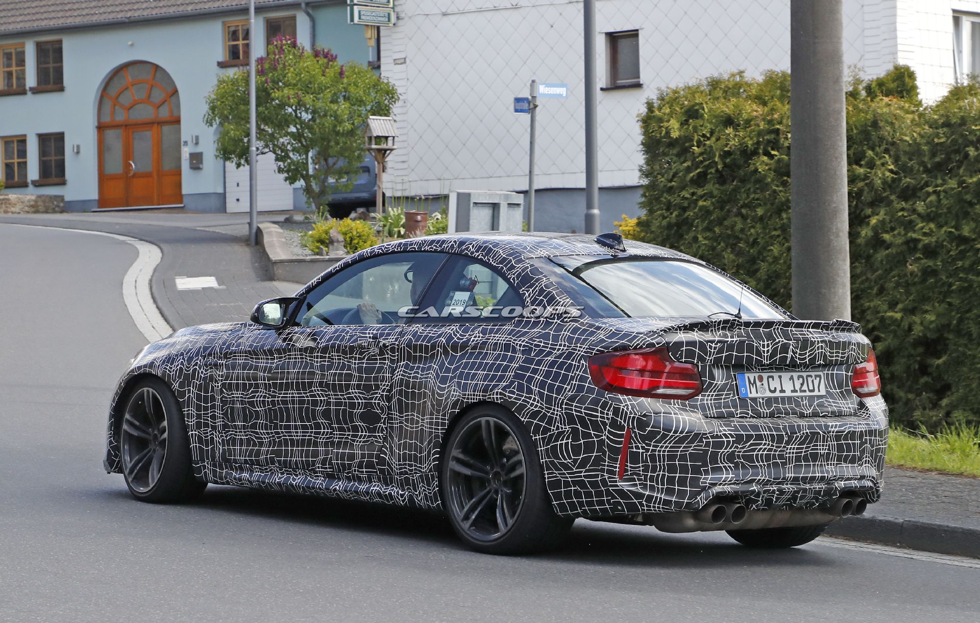 BMW M2 CS Nabbed Testing With Carbon Fiber Parts Galore