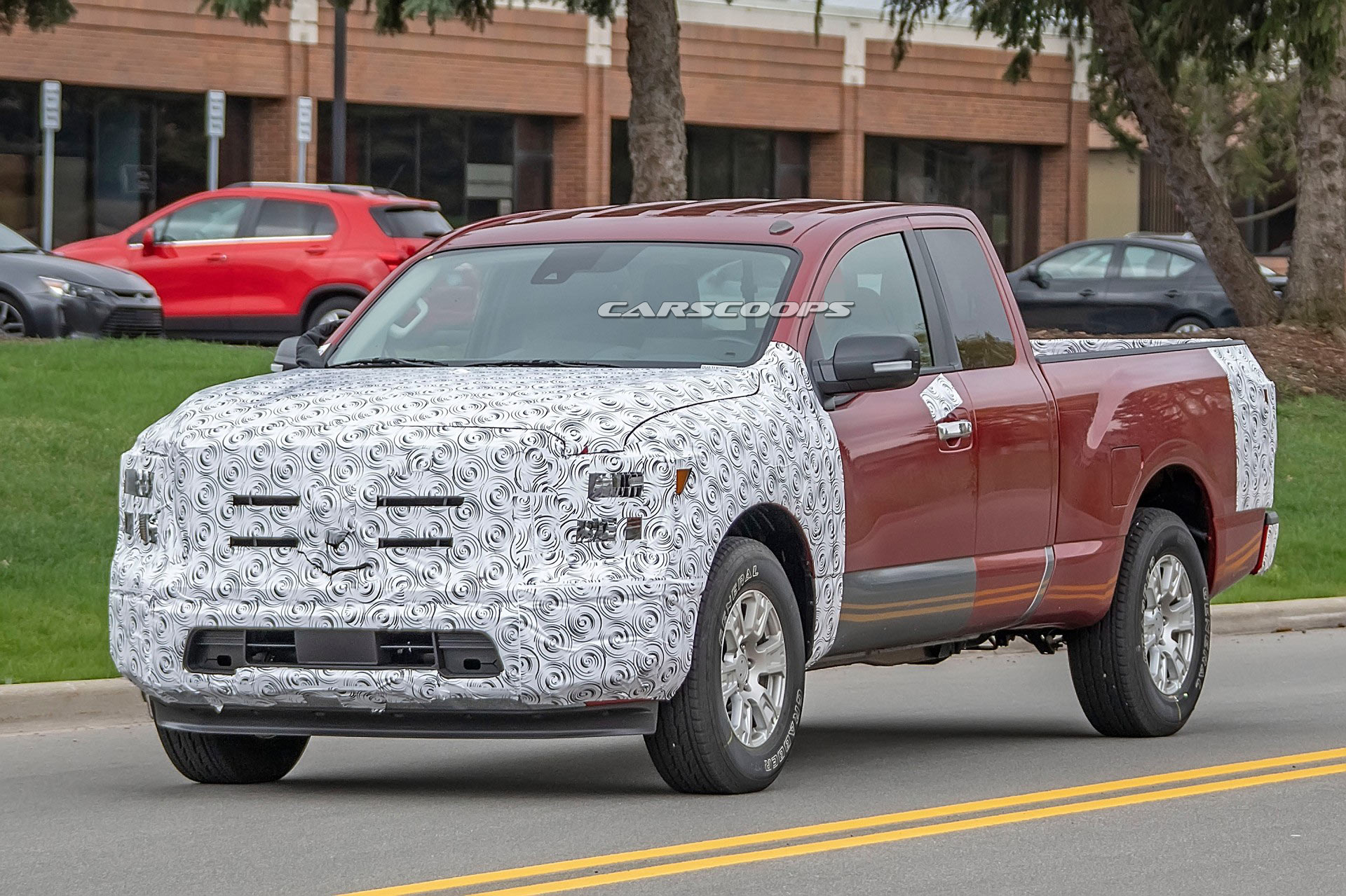 2020-Nissan-Titan 2020 Nissan Titan Facelift Spied With An Updated Interior