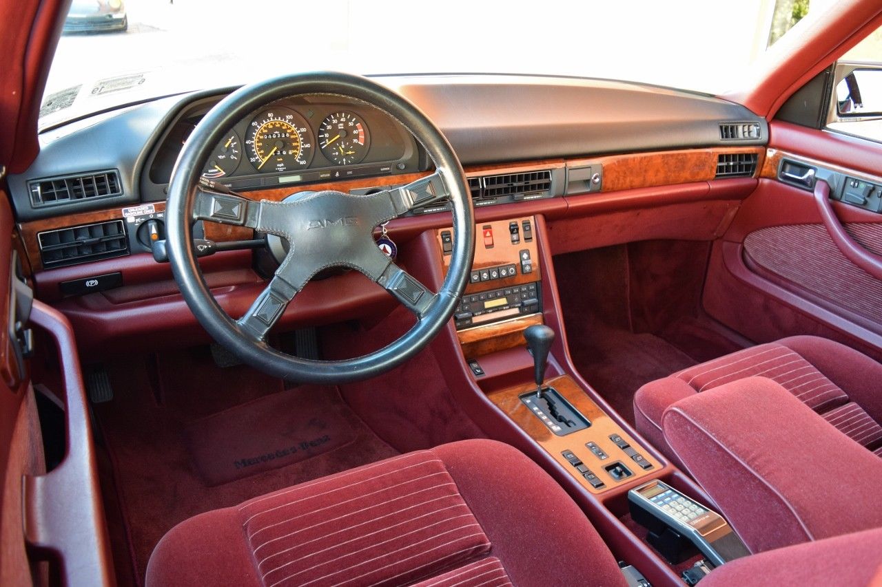 Mercedes Benz 500 SEC AMG 17 1985 Mercedes-Benz 500 SEC AMG Is An All-White, $57k Bruiser