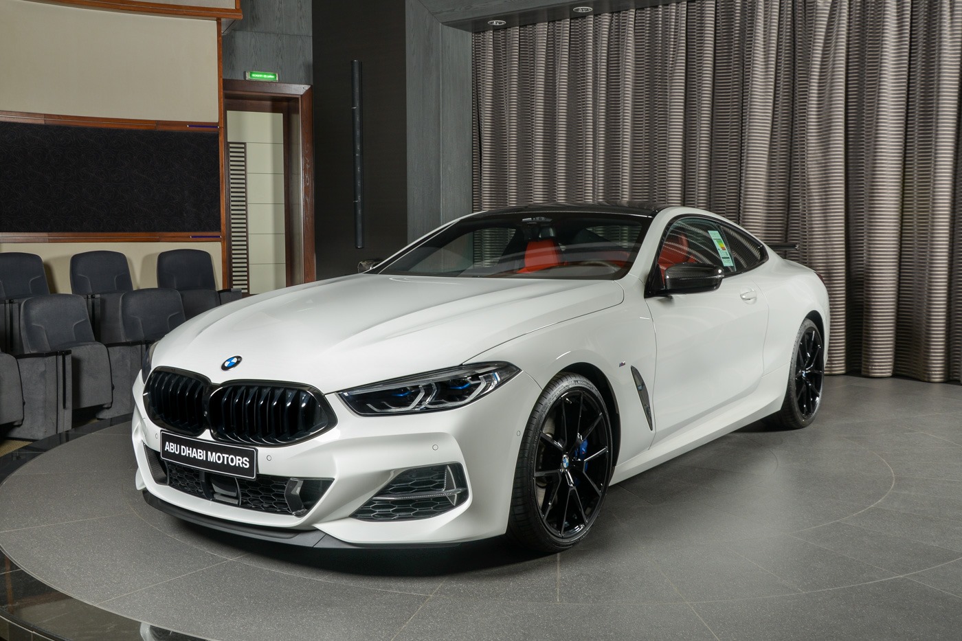 White BMW M850i Coupe Lives On A Wing And… Nothing Else, Really