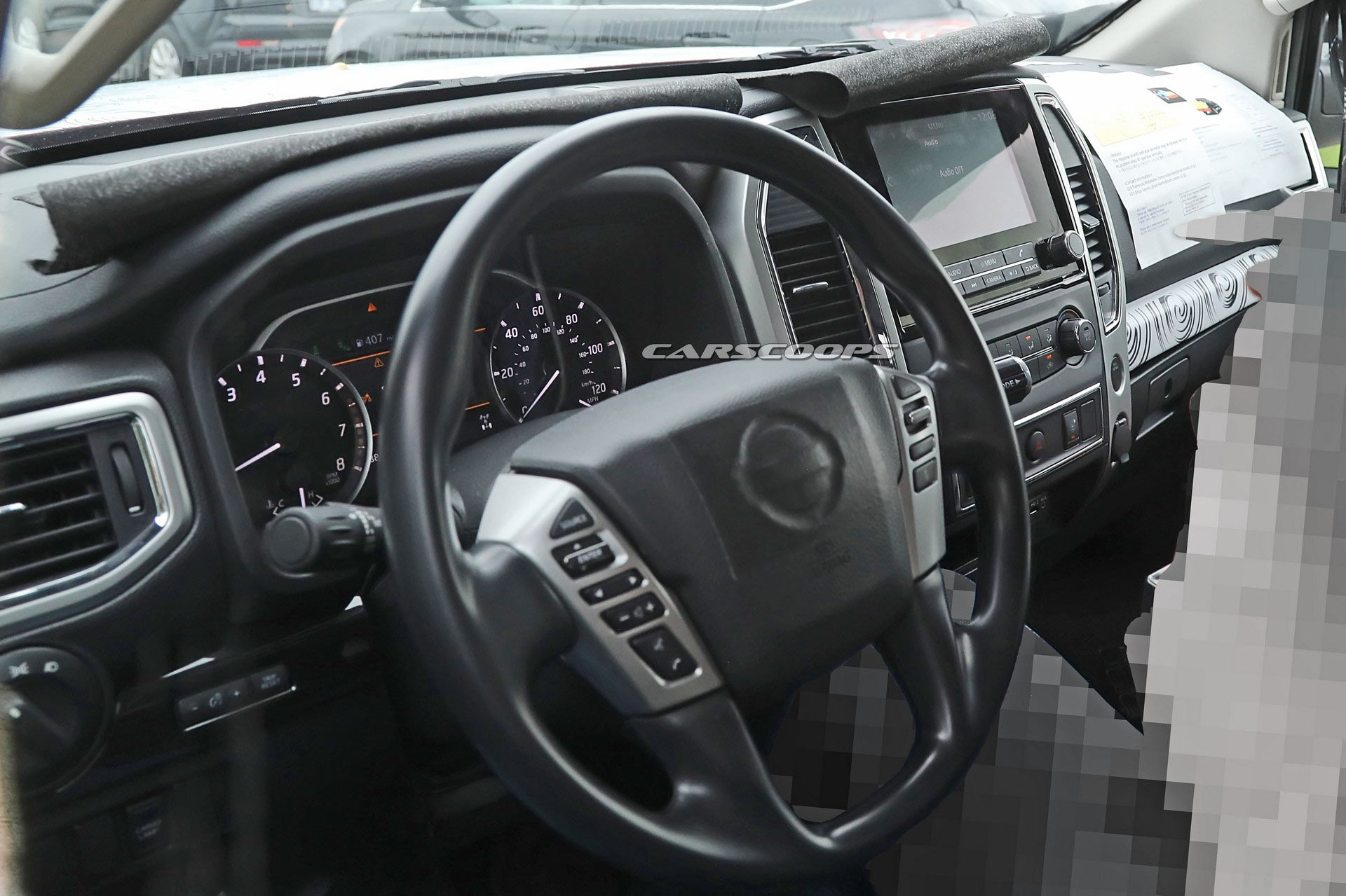 2020-Nissan-Titan 2020 Nissan Titan Facelift Spied With An Updated Interior