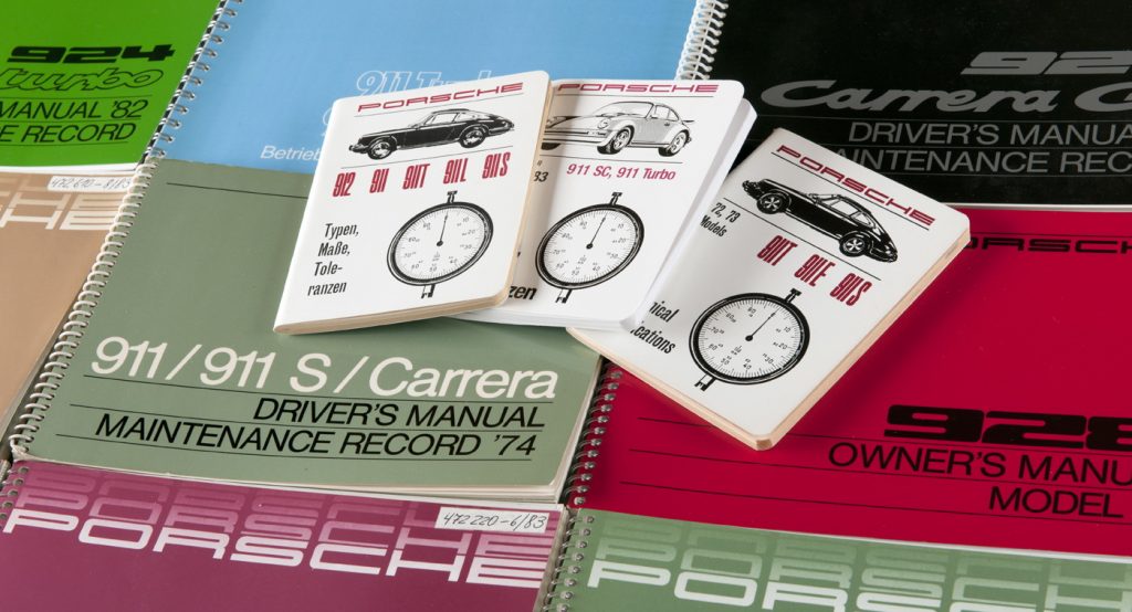 Porsche Has Reissued All Of Its Classic Car Owner’s Manuals From 1952 Onward