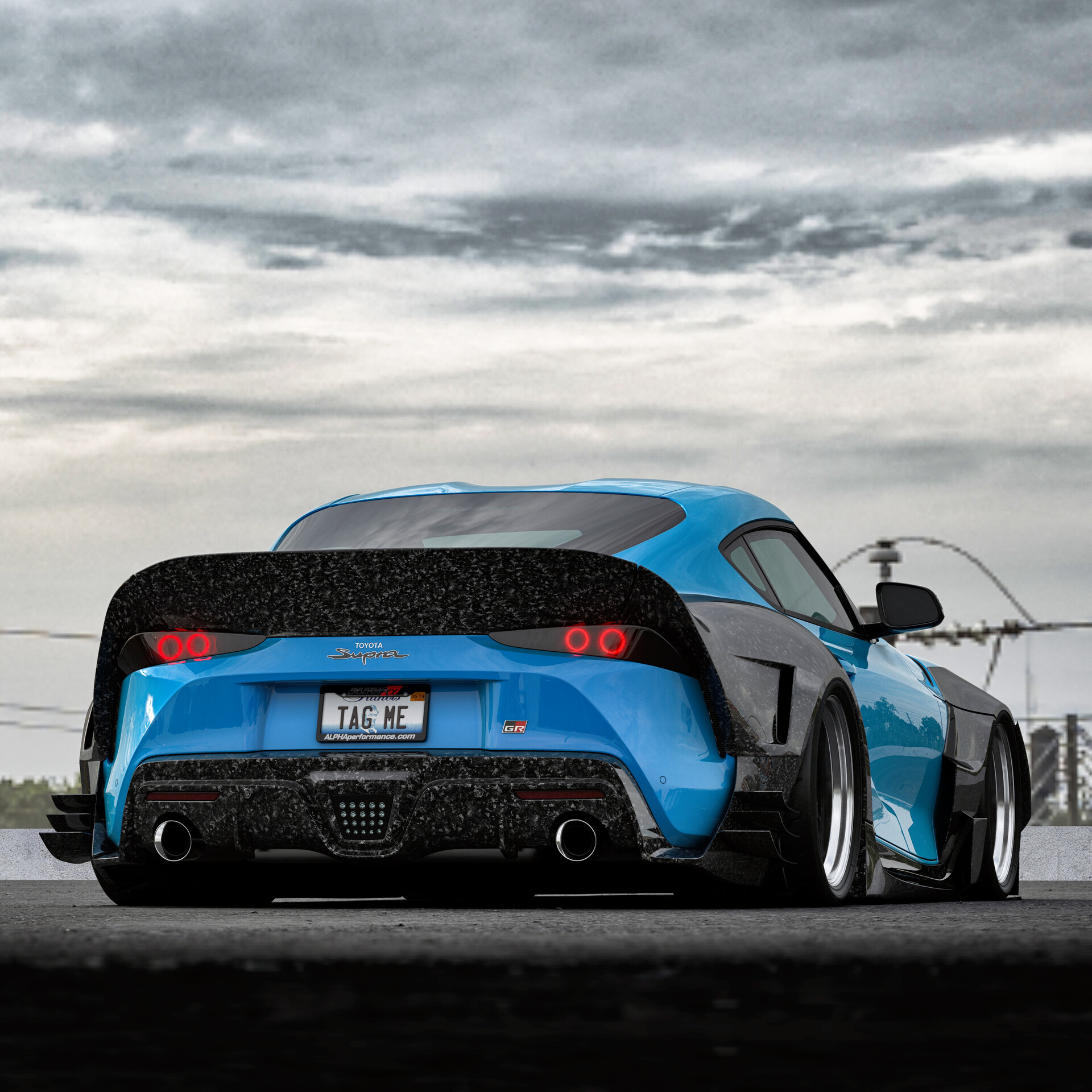 This Is What The New Toyota Supra Looks Like With A Widebody Kit