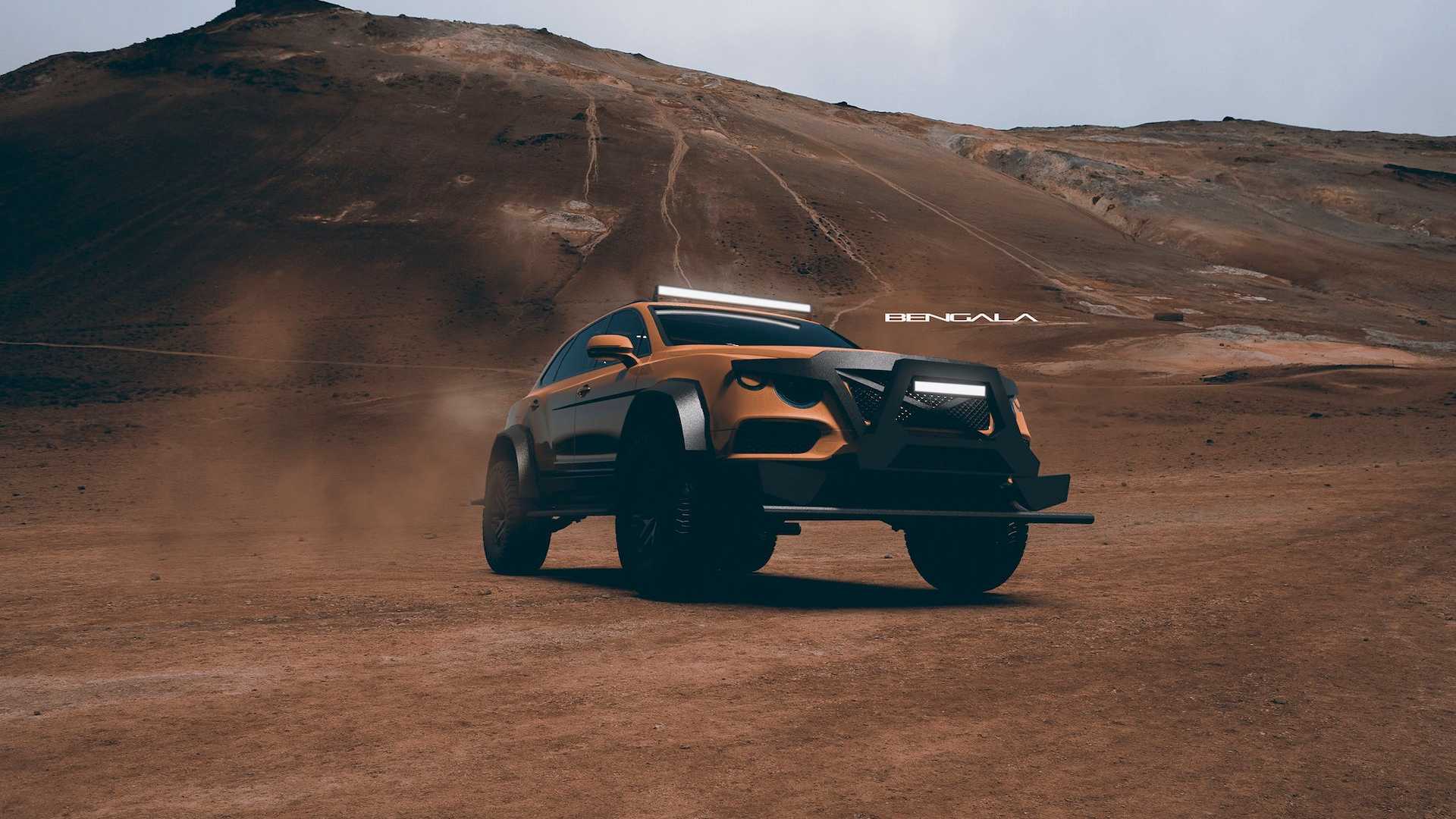 Bentley Bentayga Bengala 4 Limited Production Bentley Bentayga Bengala Is Something Out Of A Doomsday Film