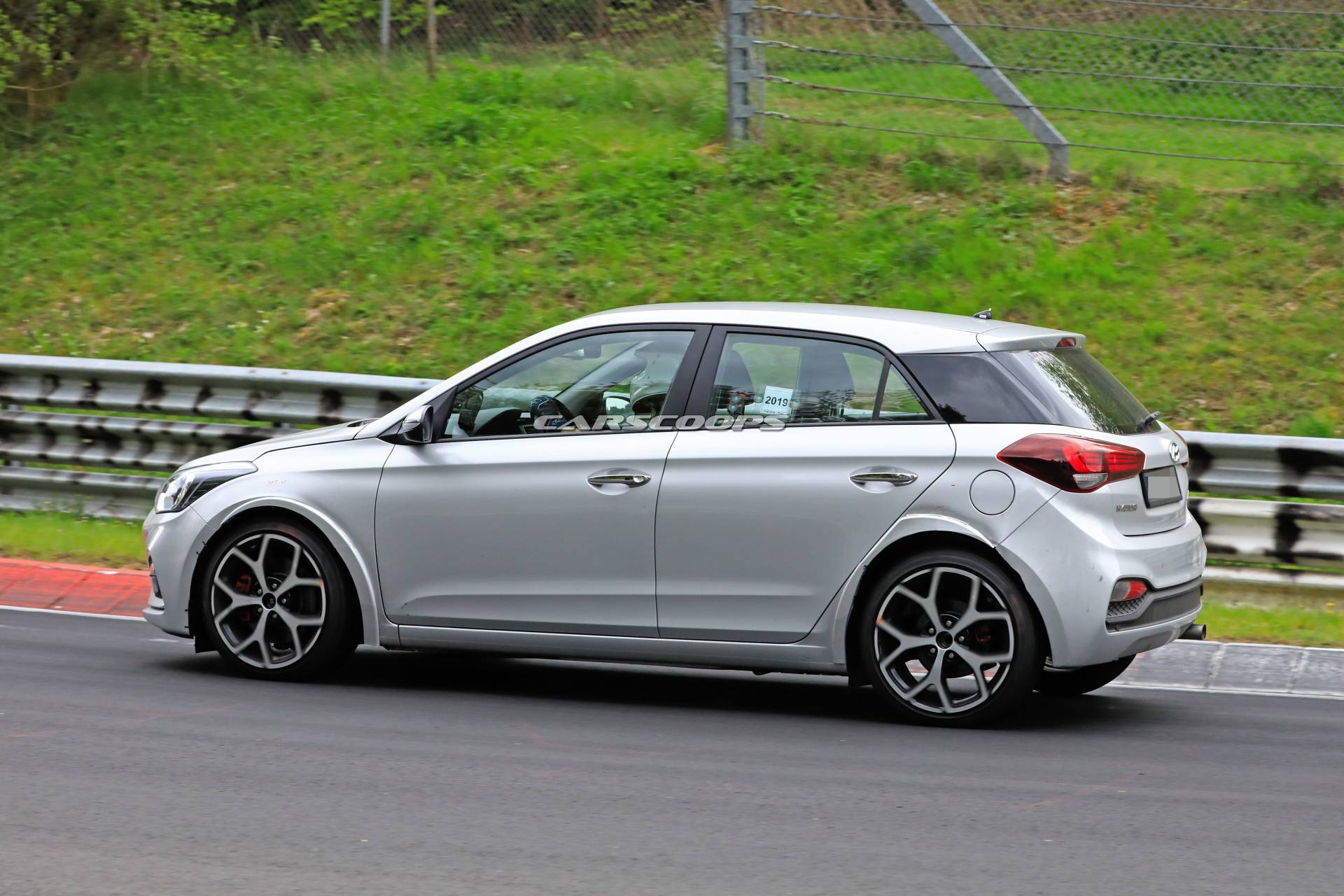 Hyundai i20 N test mule spy shots 17 Hyundai i20 N Hot Hatch Leaves Hideout, Is A Chassis Mule For Now