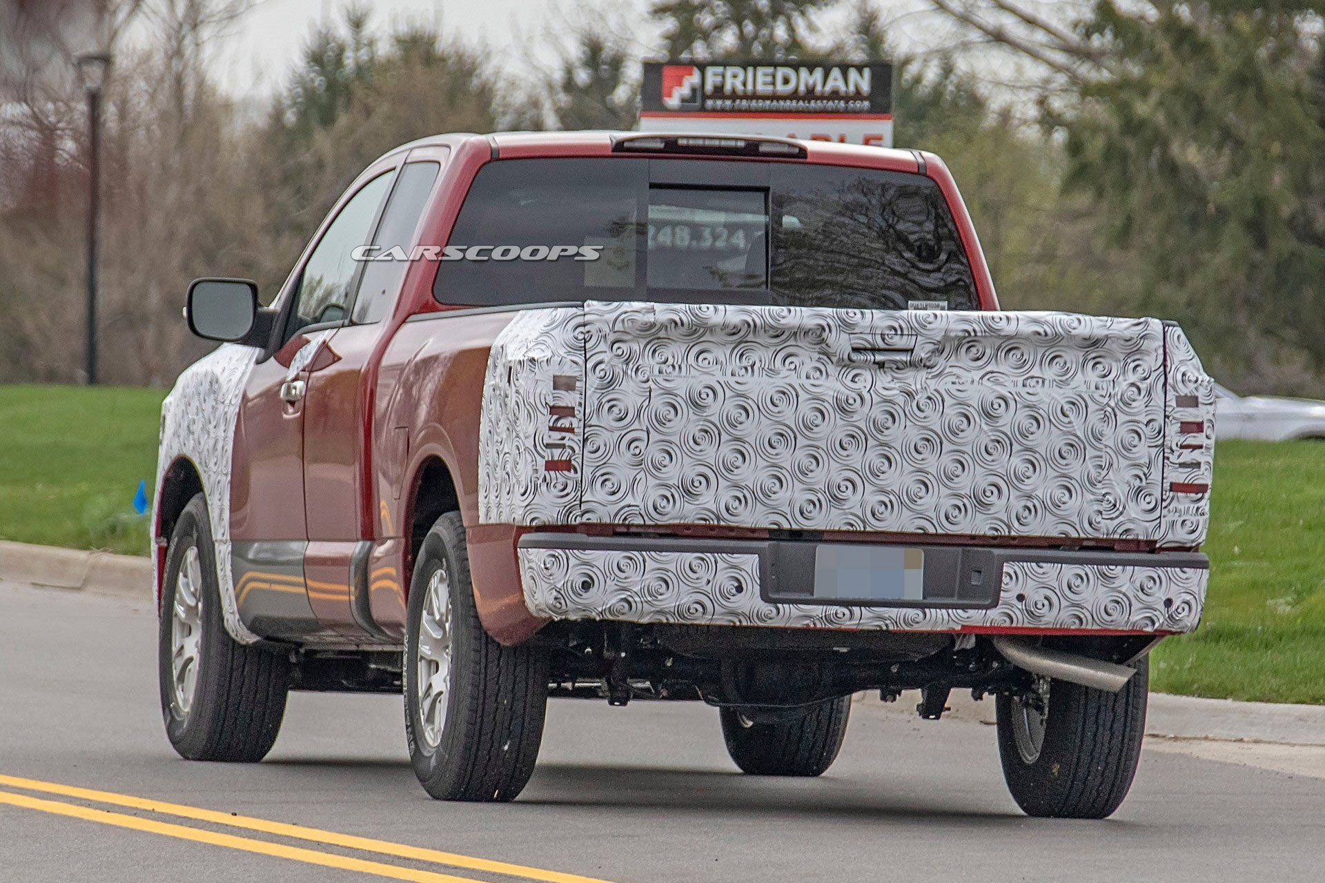 2020-Nissan-Titan 2020 Nissan Titan Facelift Spied With An Updated Interior